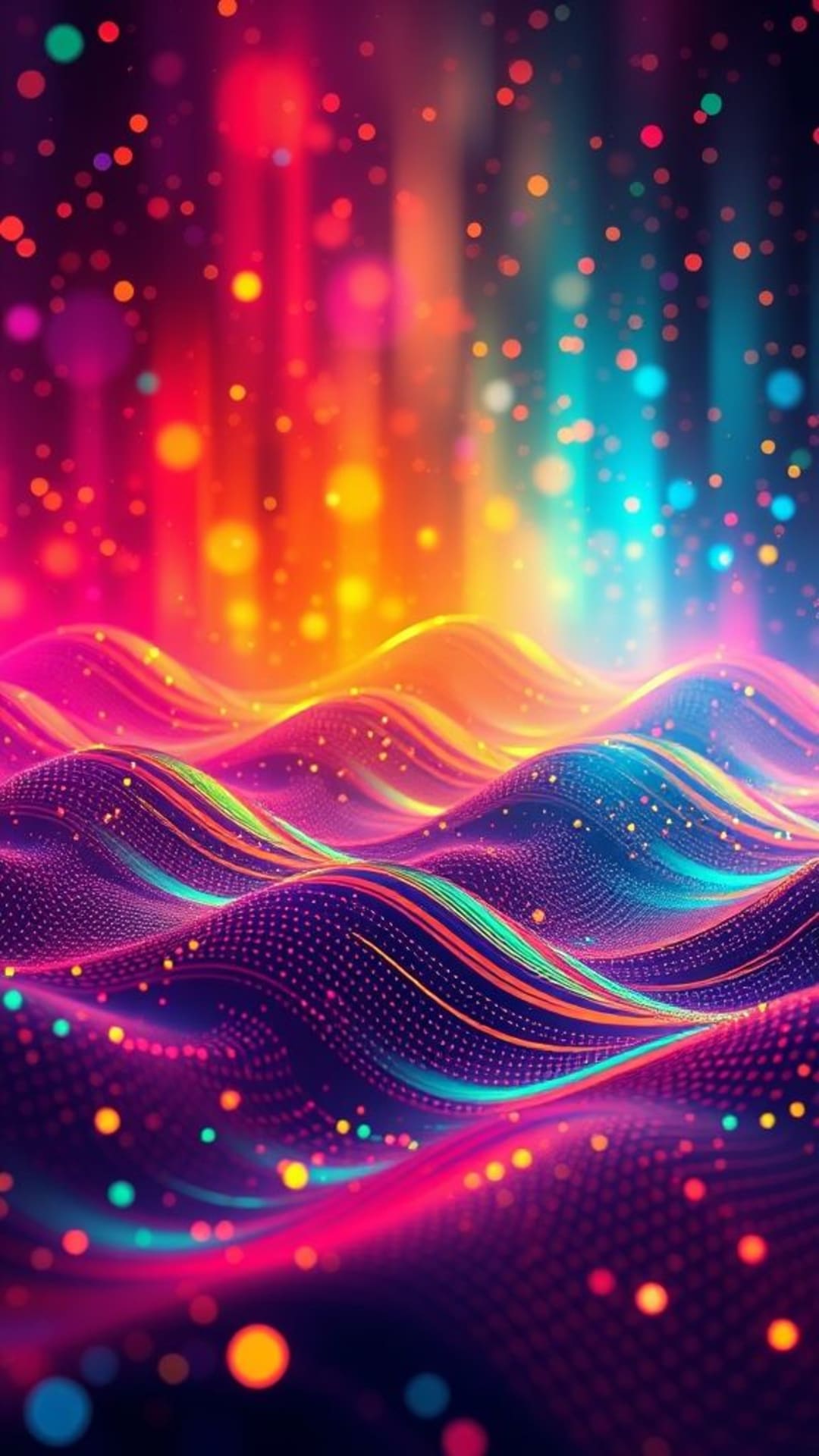 Atmosfera musicale onde sonore astratte note musicali vibranti energetiche vivaci colonna sonora
