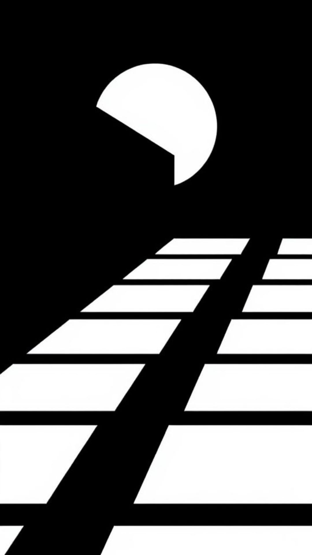 Linee semplici ed eleganti in bianco e nero minimalista