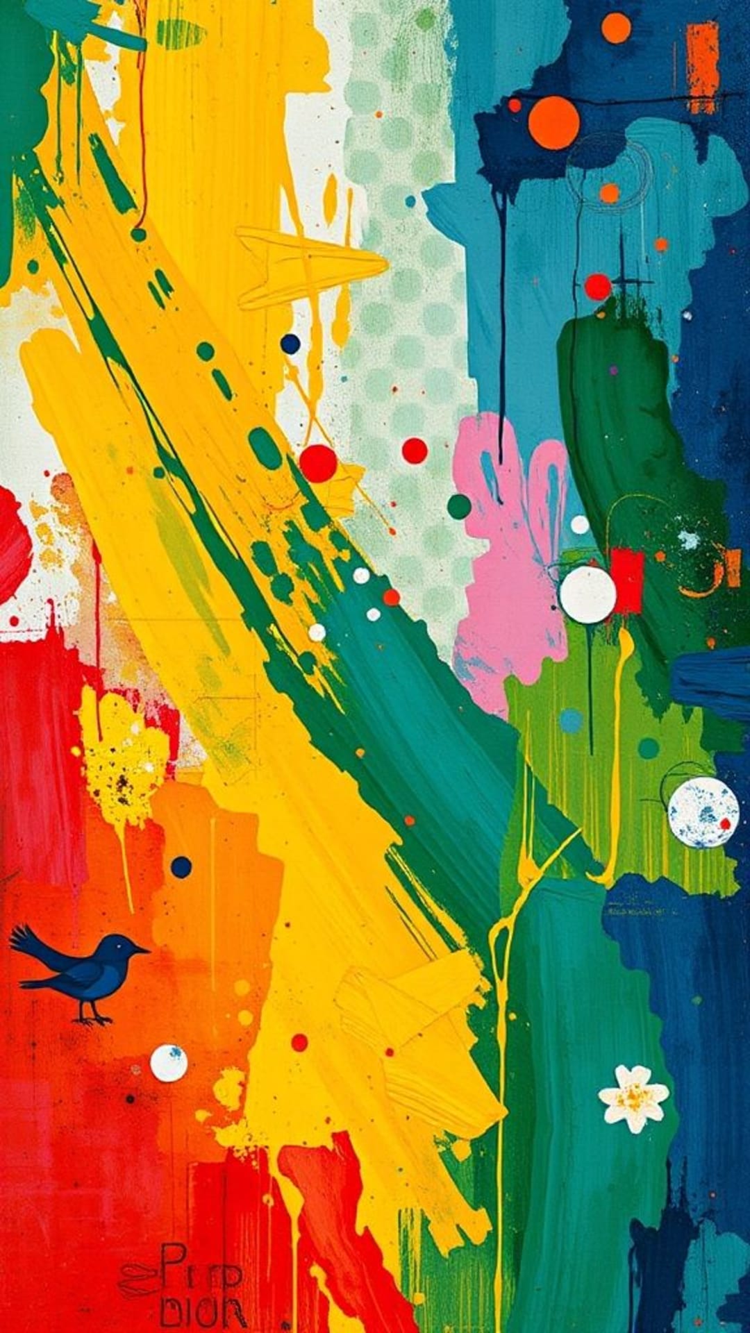 trame artistiche dipinti astratti pennellate colori vivaci olio acquerello arte digitale espressione creativa motivi unici design sperimentale