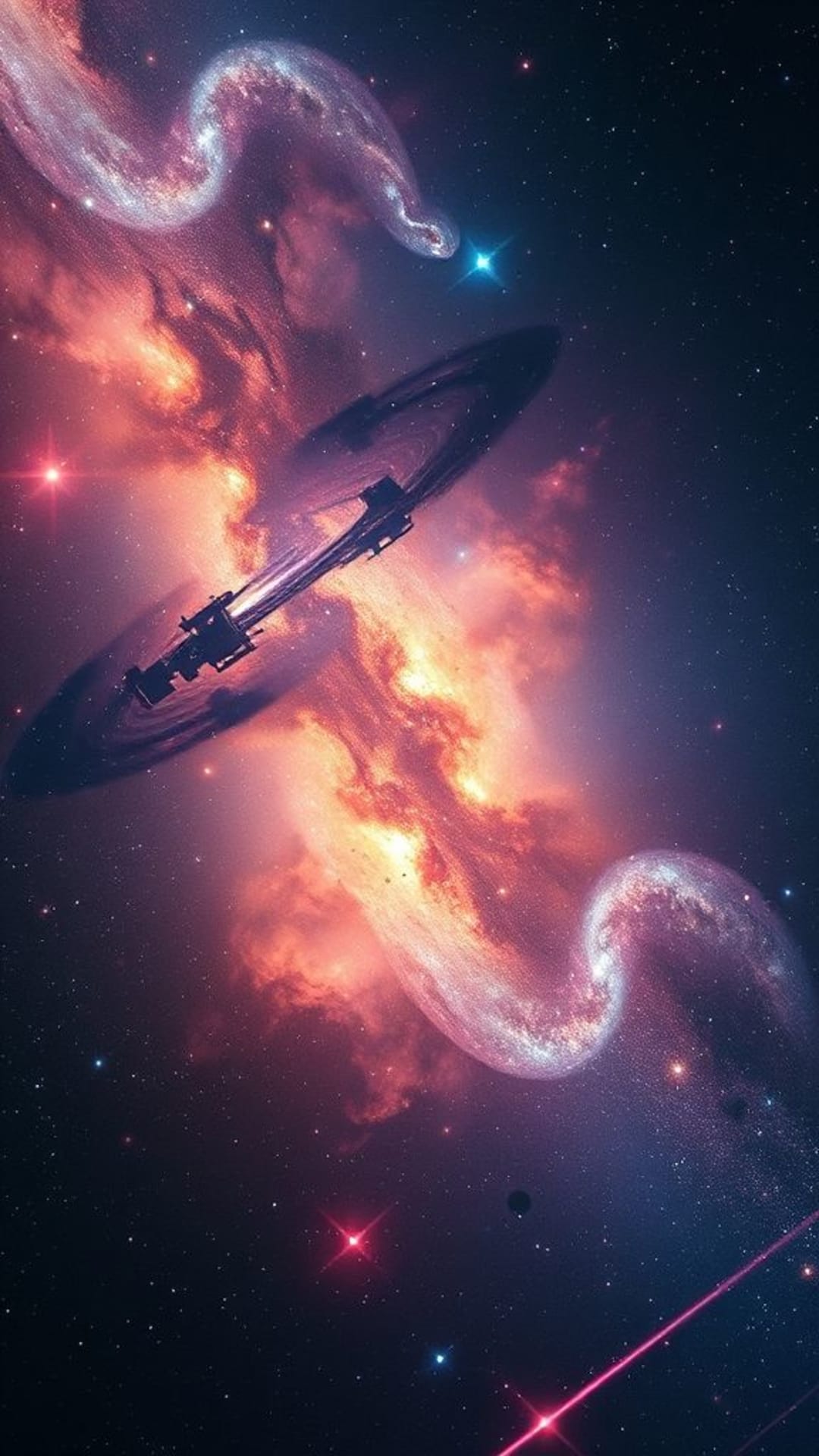 galassie cosmiche ammassi di stelle nebulose spazio profondo misteri corpi celesti vibranti profondità ipnotiche temi extraterrestri