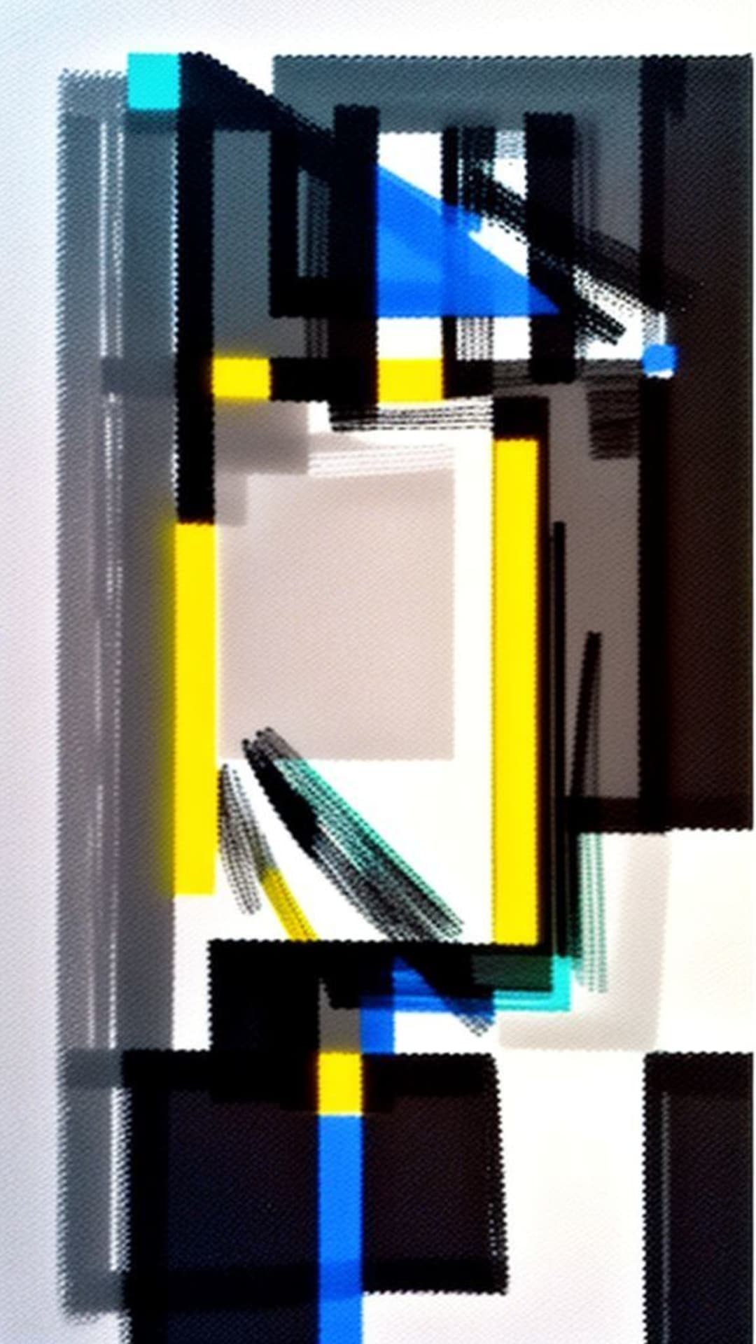 Arte lineare minimalista in bianco e nero, forme astratte semplici ed eleganti, monocromo, moderno, chic