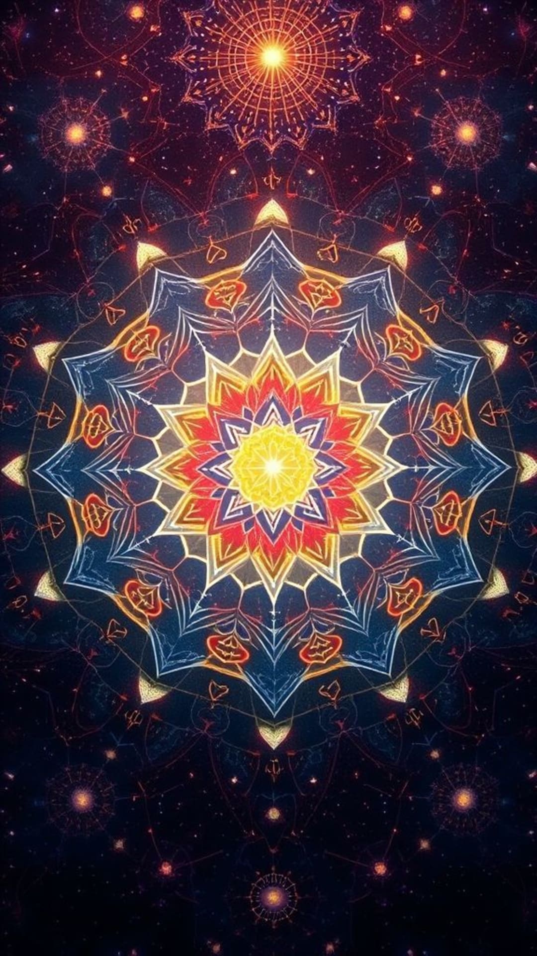 simboli spirituali geometria sacra mandala temi di meditazione schemi divini paesaggi sacri siti luminosi disegni mistici