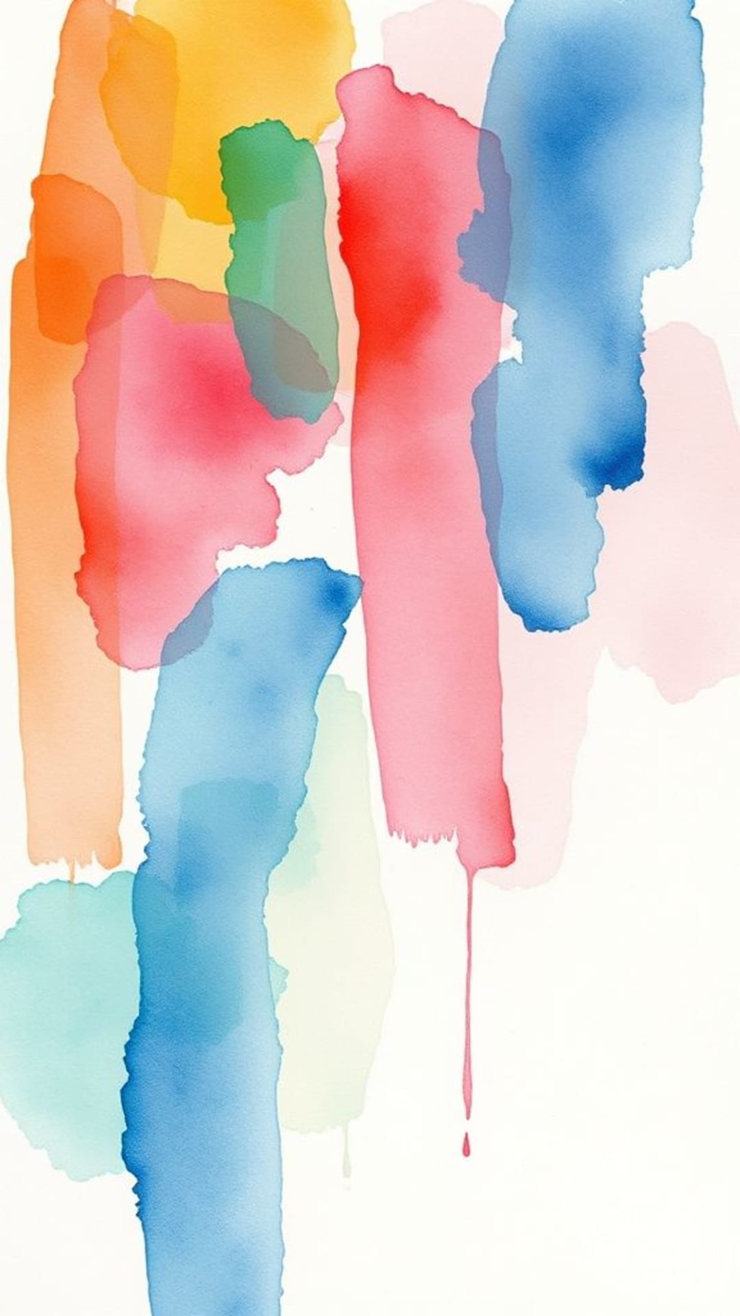 dipinto ad acquerello pennellate artistiche atmosfera astratta creativa
