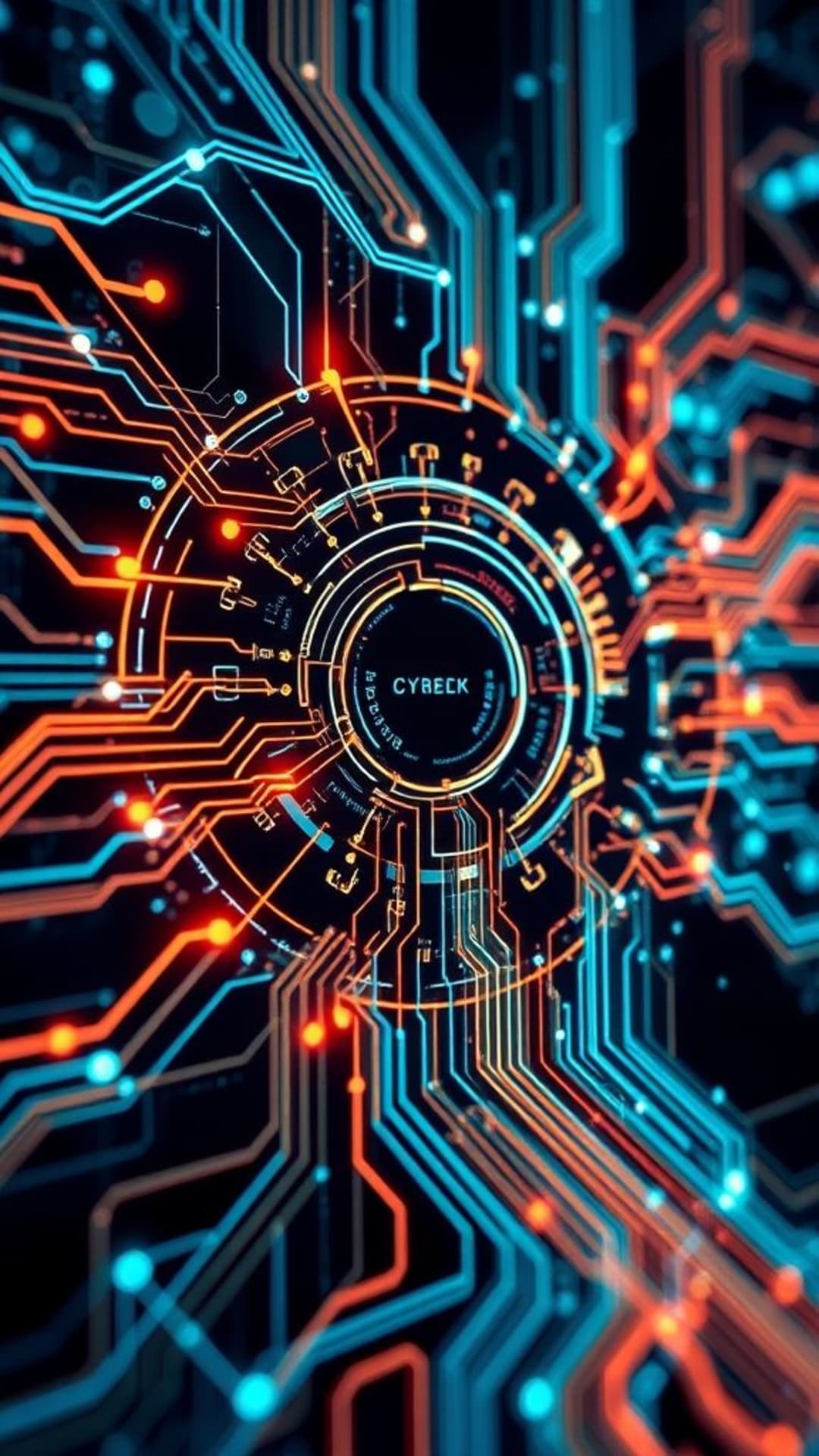 tecnologia futuristica circuito digitale rete cyber innovazione