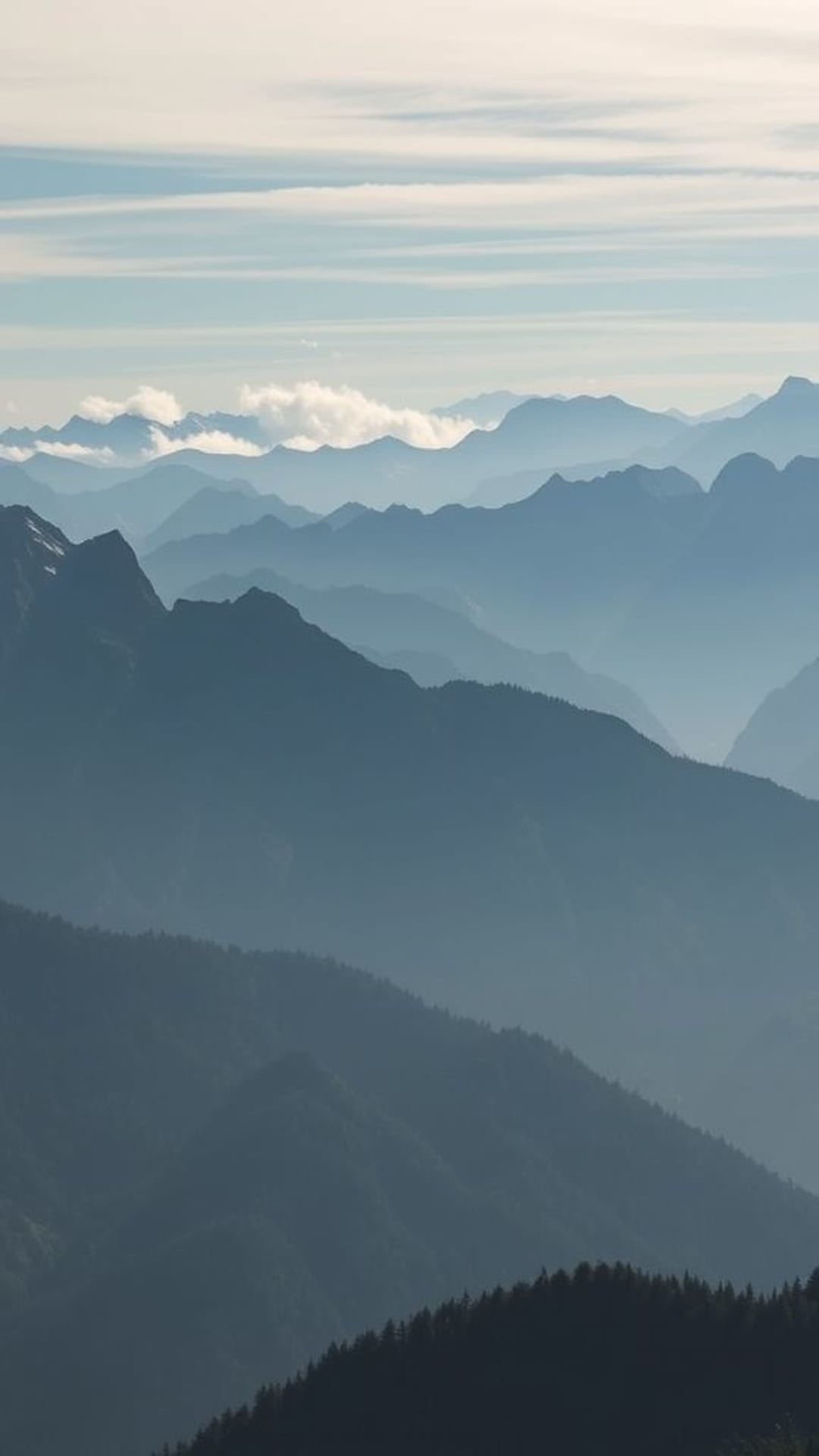 mountain ranges misty peaks scenic outdoor adventure nature photography