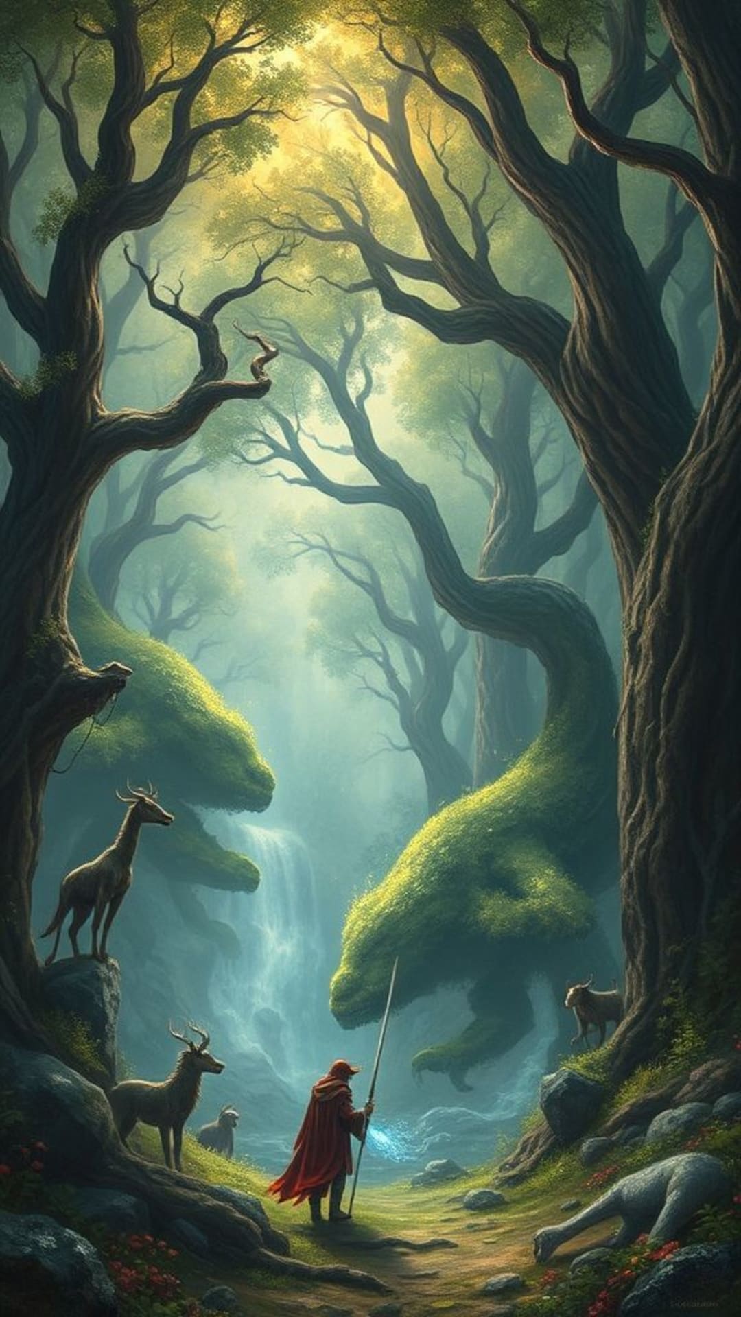 mondi fantastici foreste incantate creature mistiche fiabe magia
