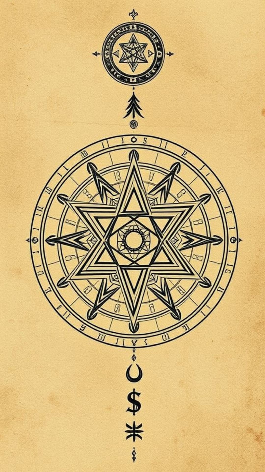 simboli mistici rune geometria sacra energia spirituale misteriosa