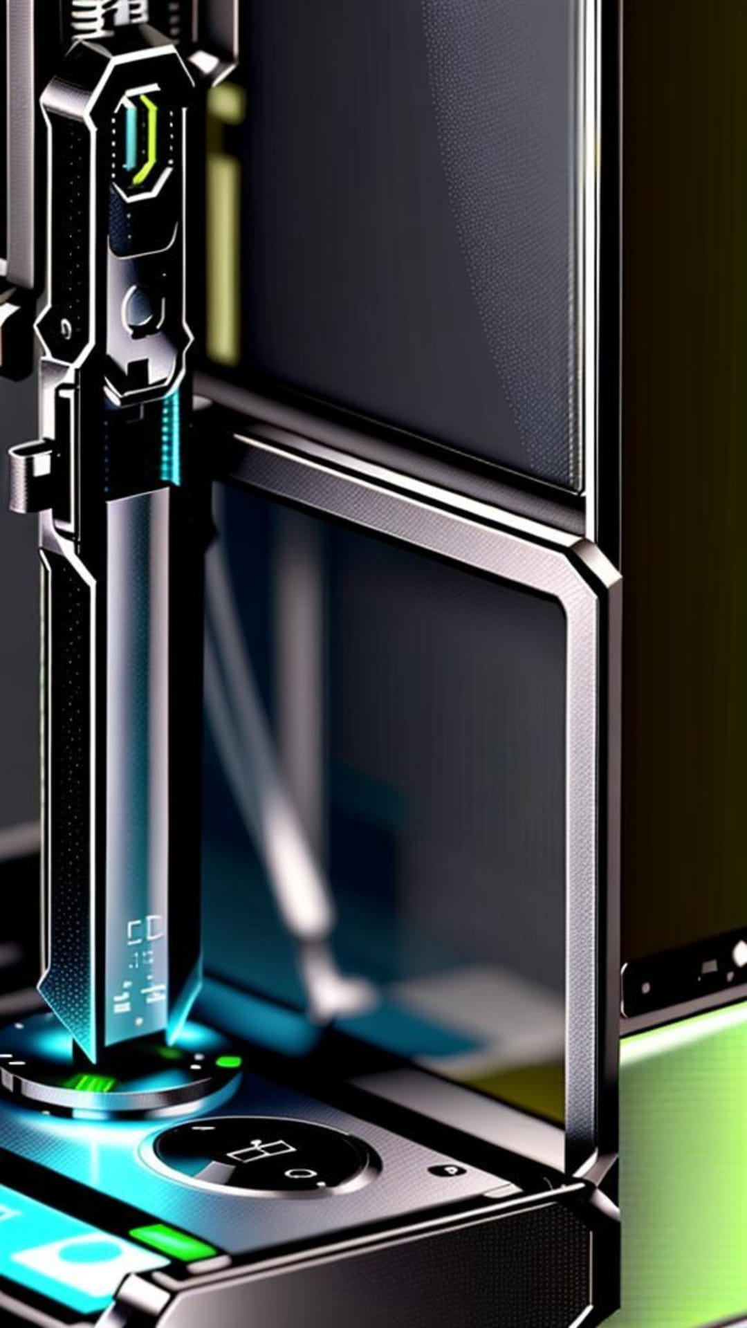 Innovazione tecnologica gadget futuristici smartphone eleganti moderni e accessori design all'avanguardia