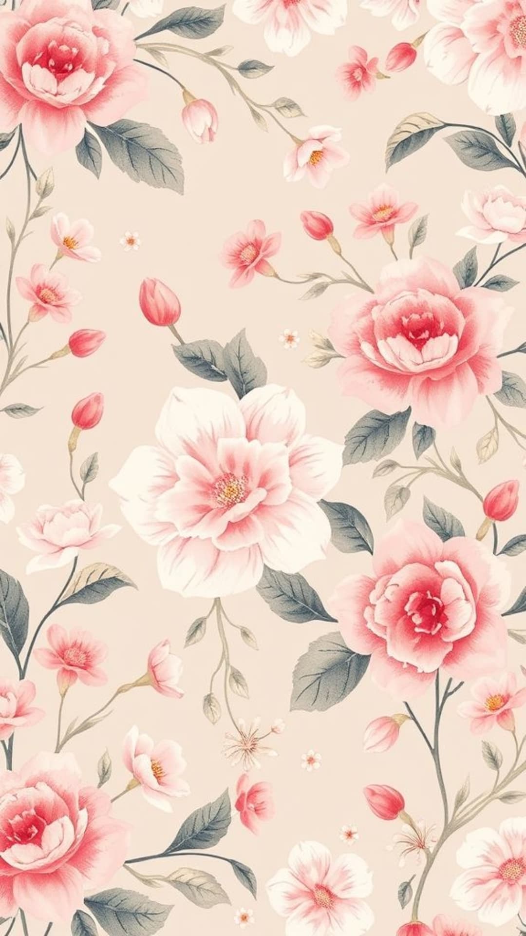 motifs floraux couleurs pastel design élégant délicat