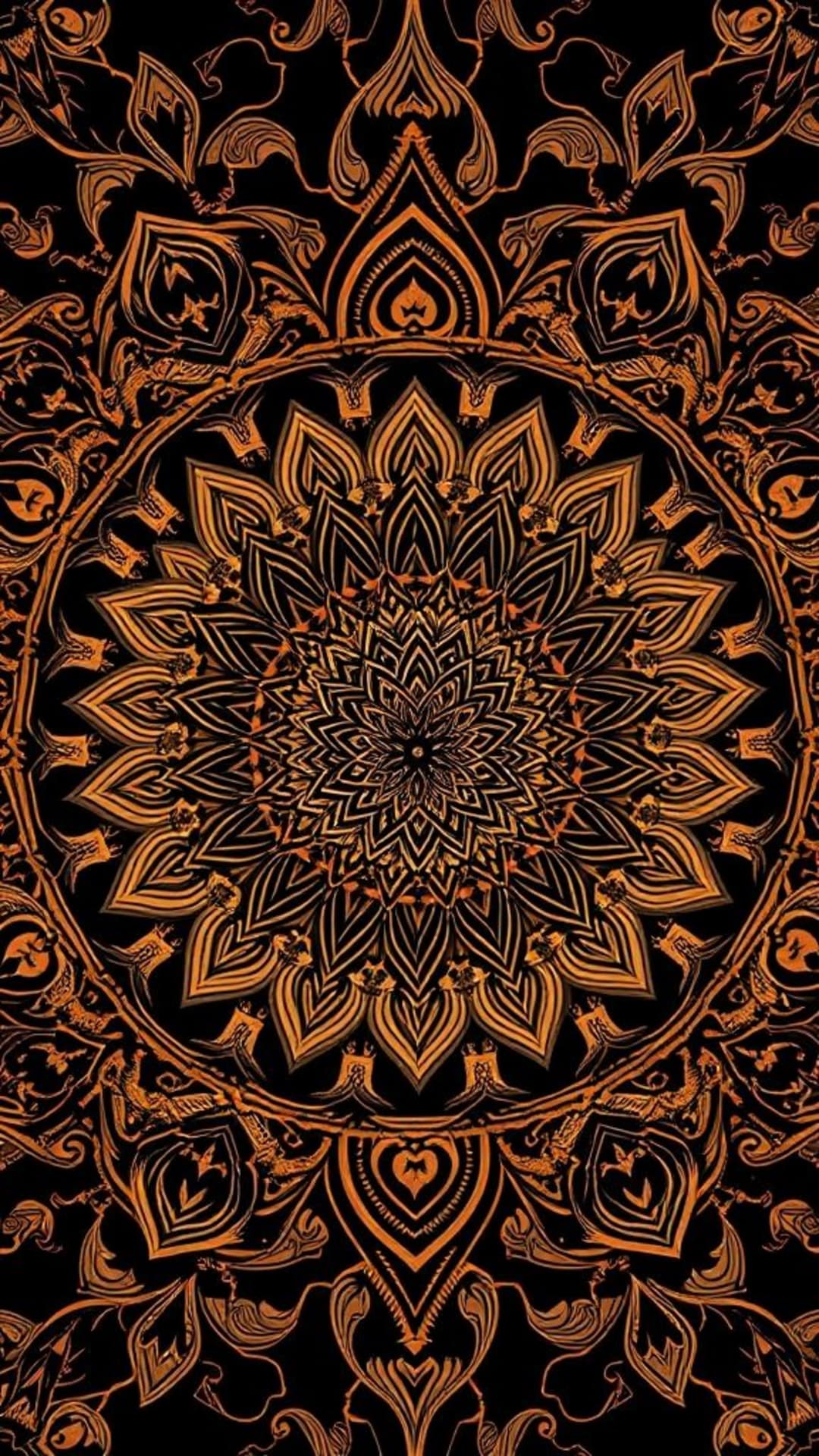 mandalas complexes symétrie spirituelle détaillée