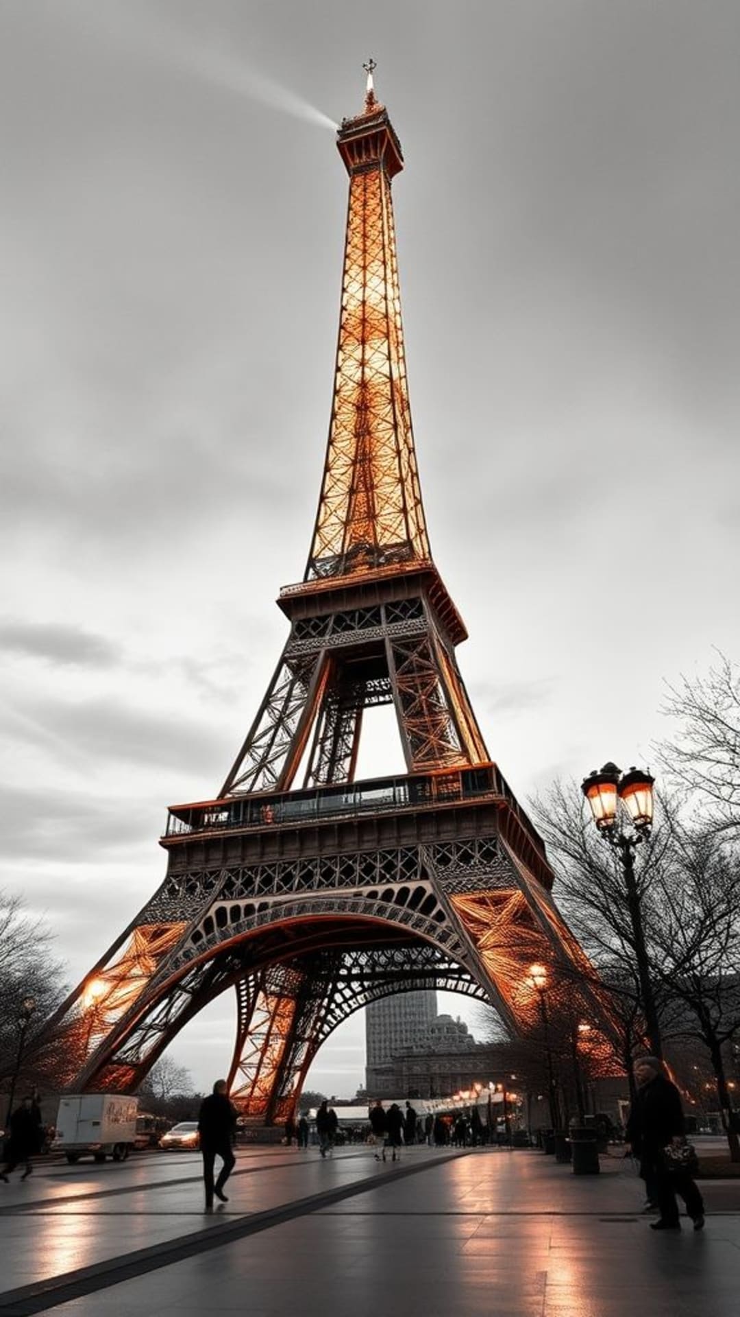 Paris ville de l'amour romantique Tour Eiffel vintage voyage inspiré chic élégant esthétique parisienne