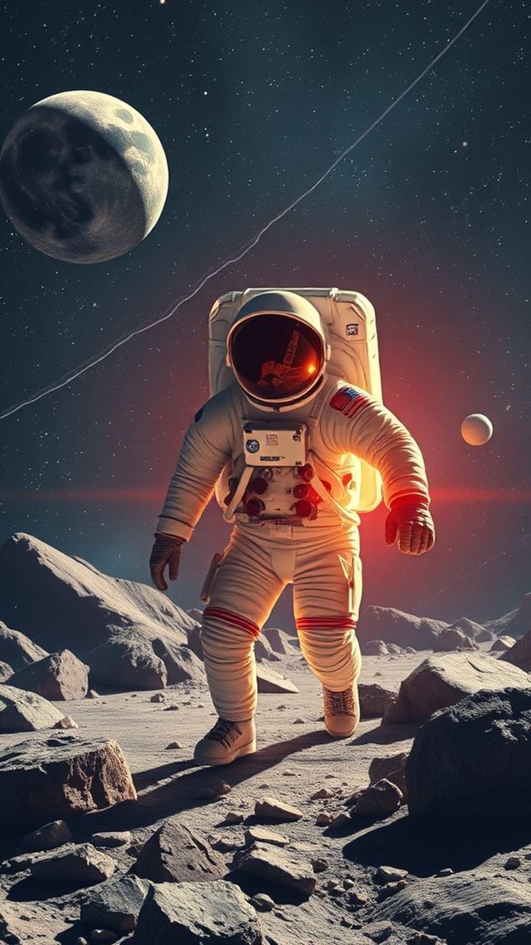 L'exploration spatiale, astronautes emblématiques, vaisseaux spatiaux, atterrissages sur la lune, missions historiques, esprit d'aventure, pionniers, découvertes, stations spatiales, concepts de science-fiction