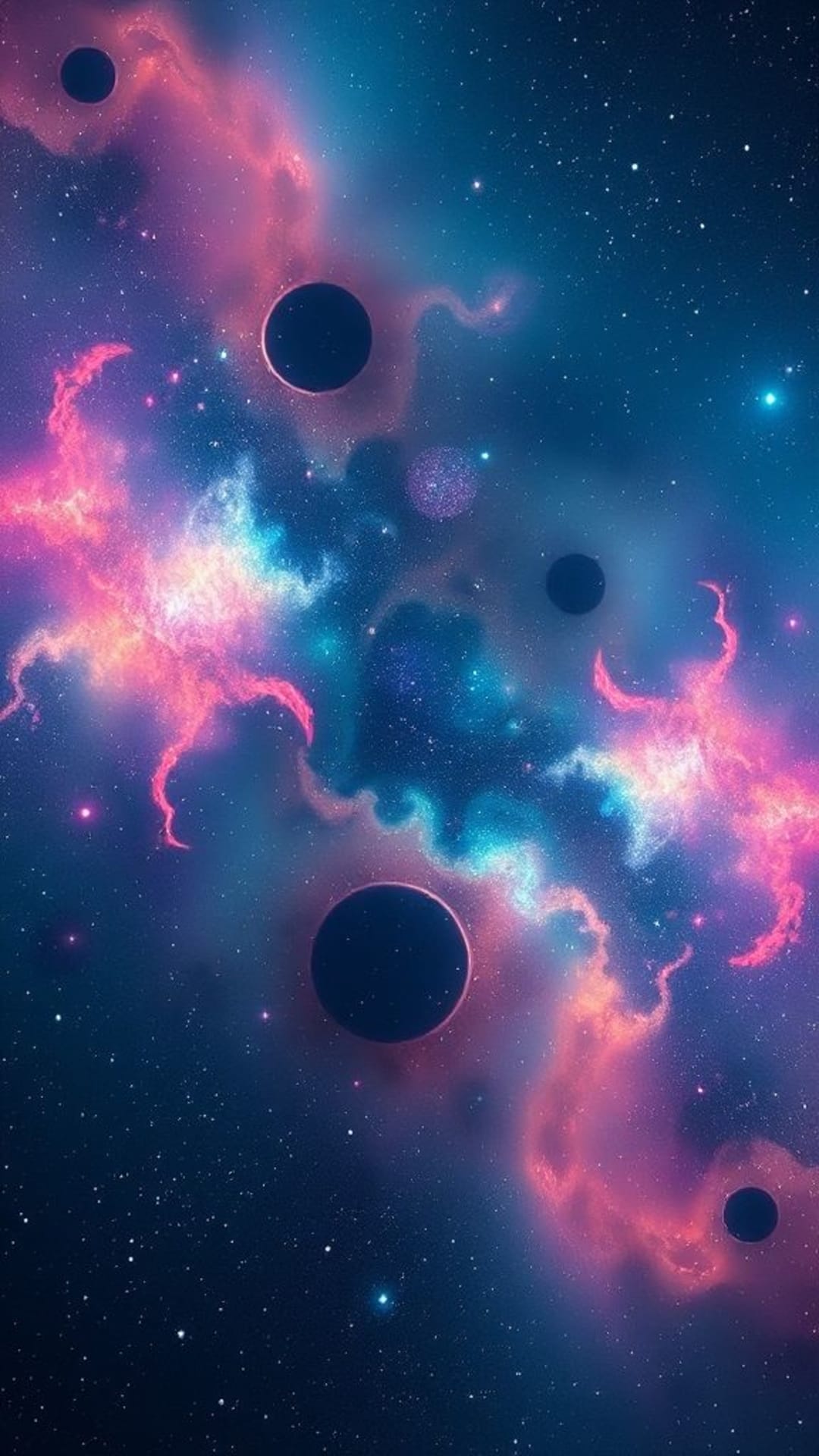 Nébuleuse cosmique galaxie champ d'étoiles espace profond merveille cosmique couleurs vibrantes univers