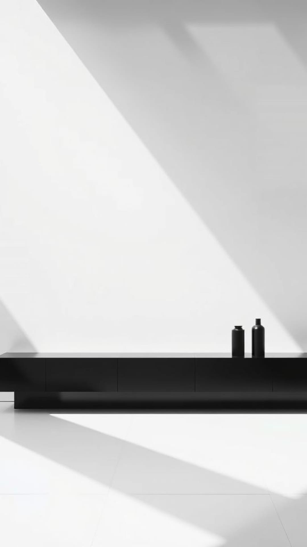 Minimaliste monochrome noir et blanc simple élégant épuré stylé esthétique épurée