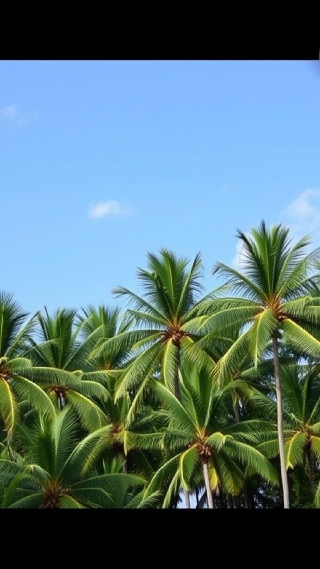 paradiso di palme tropicali