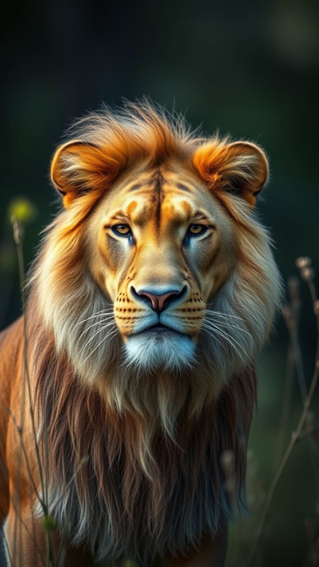 ritratto di animali selvaggia maestosa