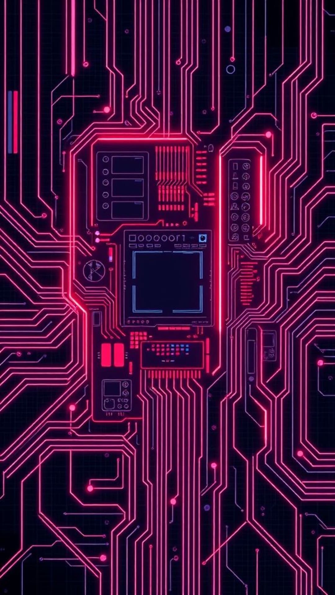 tecnologico eleganti gadget circuito astratto griglie digitali tecnologia moderna sfondi futuristici cyberpunk neon ispirata alla tecnologia estetica minimalista di codice di programmazione matrici