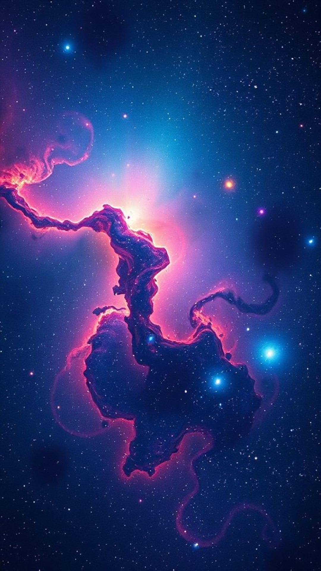 galassia nebulosa sfondo cosmico stelle spazio ipnotizzante colori vivaci profondità