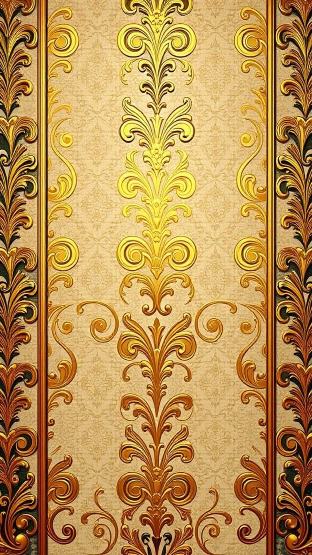 Accenti dorati di lusso motivi ornati design barocco texture eleganti dettagli ricchi