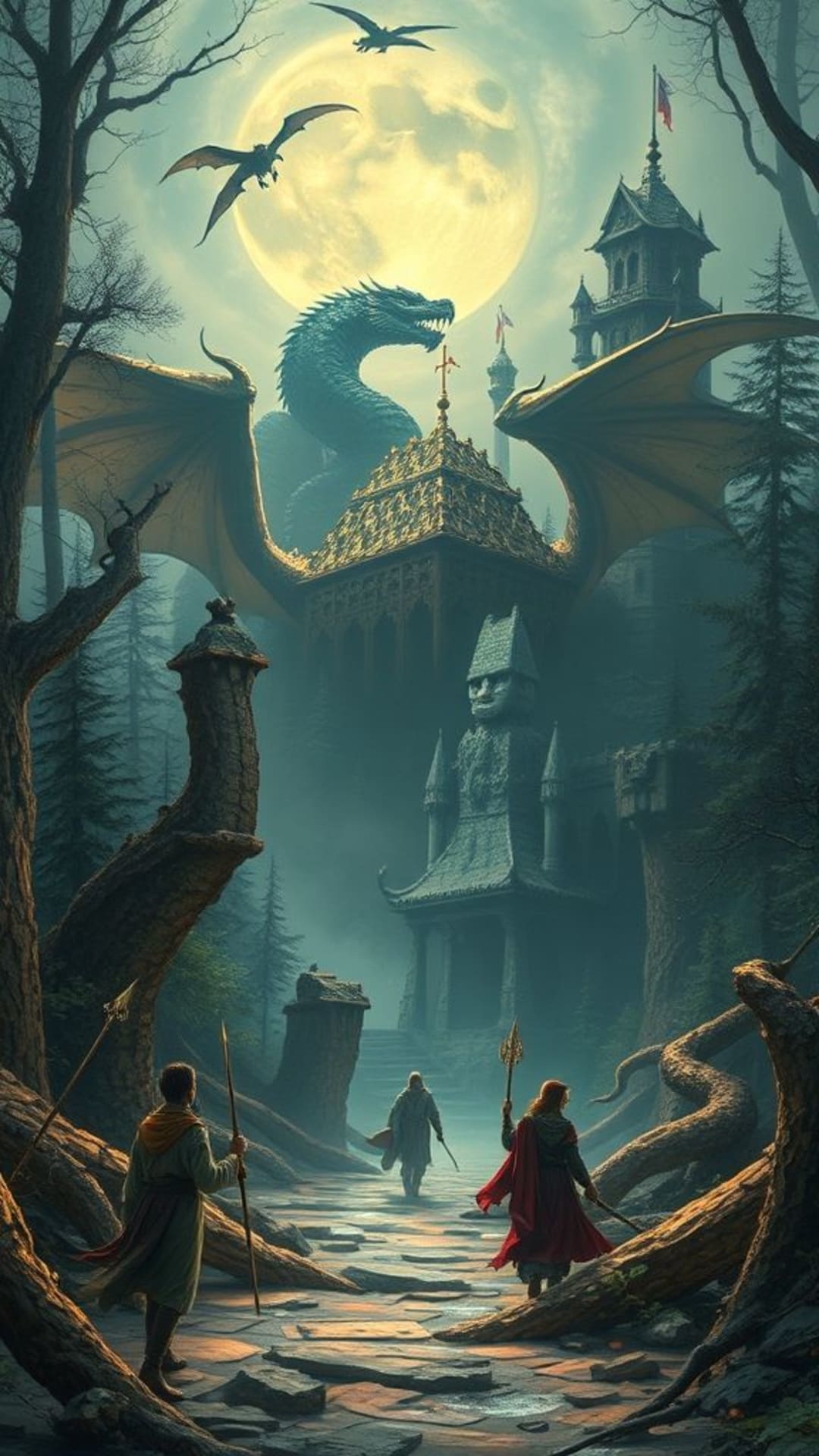 I regni fantastici creature mitiche draghi maghi foreste incantate avventura epica