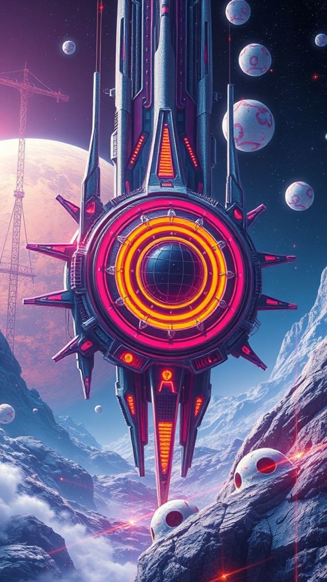 Arte digitale concetti futuristici visual vibranti design immaginativi affascinanti