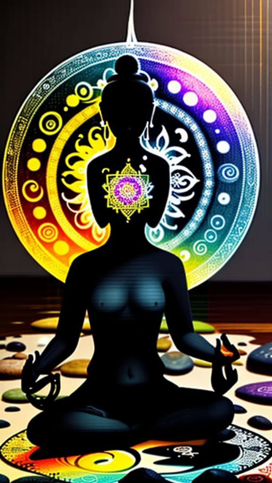 simboli spirituali mandala zen meditazione calma pacifico armonia energia equilibrio tranquillo artistico