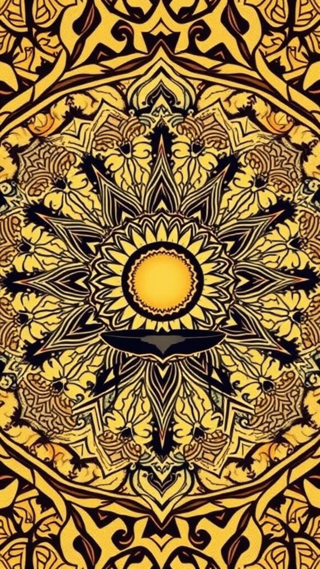 Mandalas armoniosi zen, disegni geometrici intricati, effetto calmante