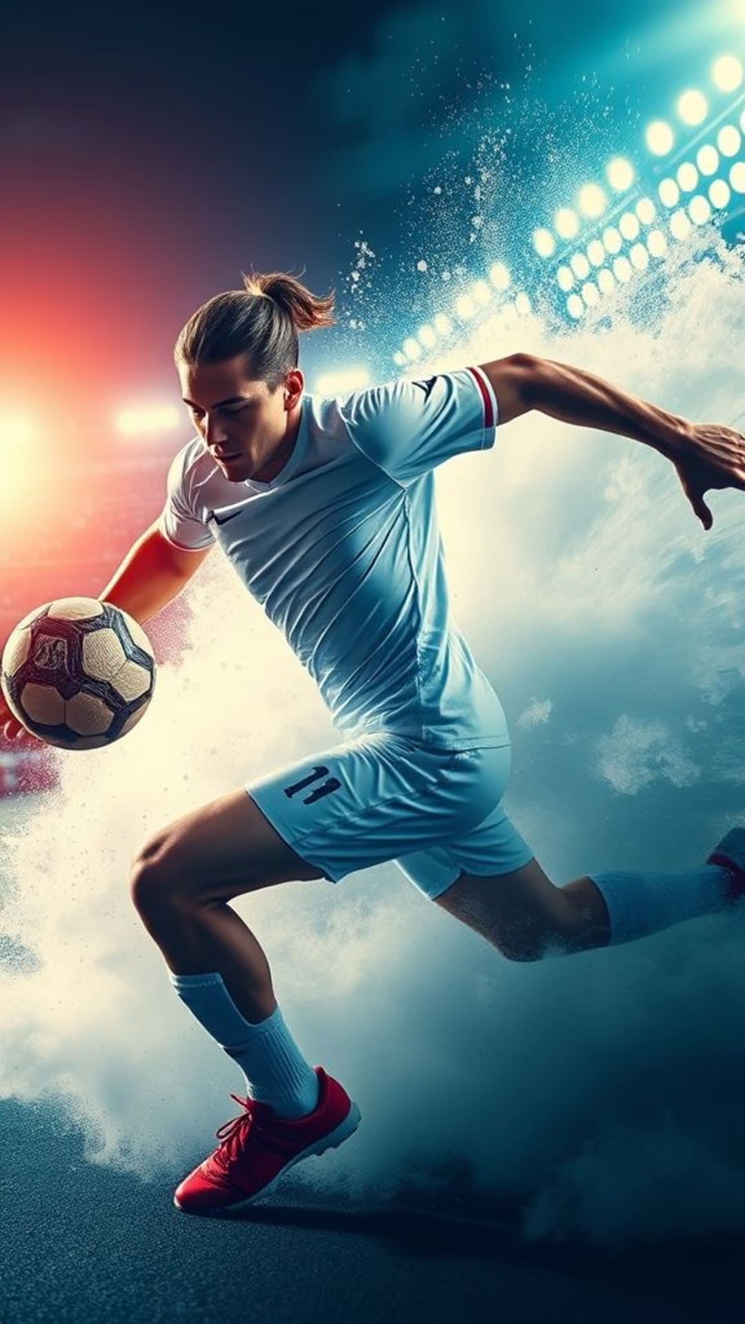 Immagini energiche di sport con movimenti di atleti.