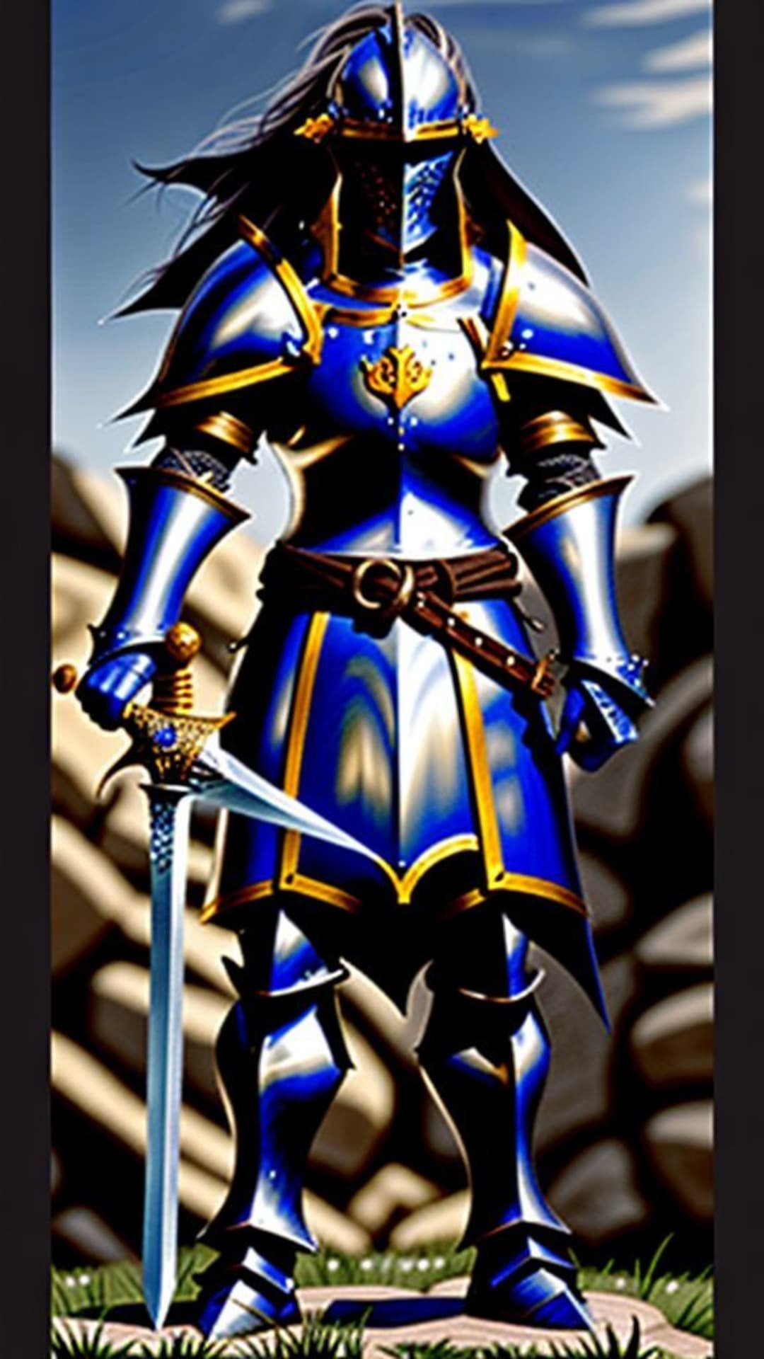 Armature fantasy spade scudi cavalieri medievali imprese epiche atti eroici eroi leggendari battaglie mistiche
