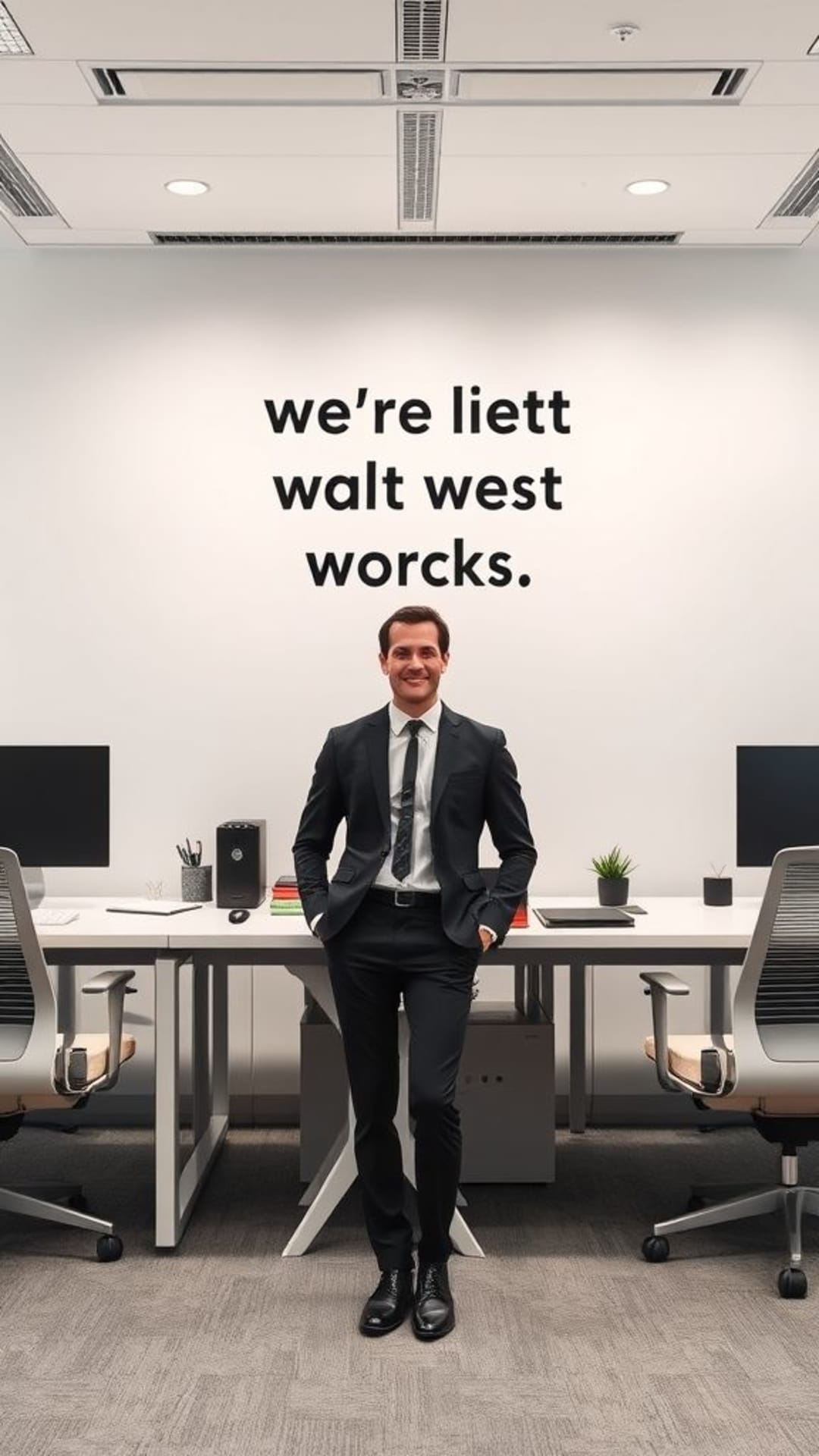 Uffici eleganti e professionali ambienti di lavoro moderni strumenti per la produttività branding aziendale citazioni motivazionali sul lavoro abbigliamento professionale