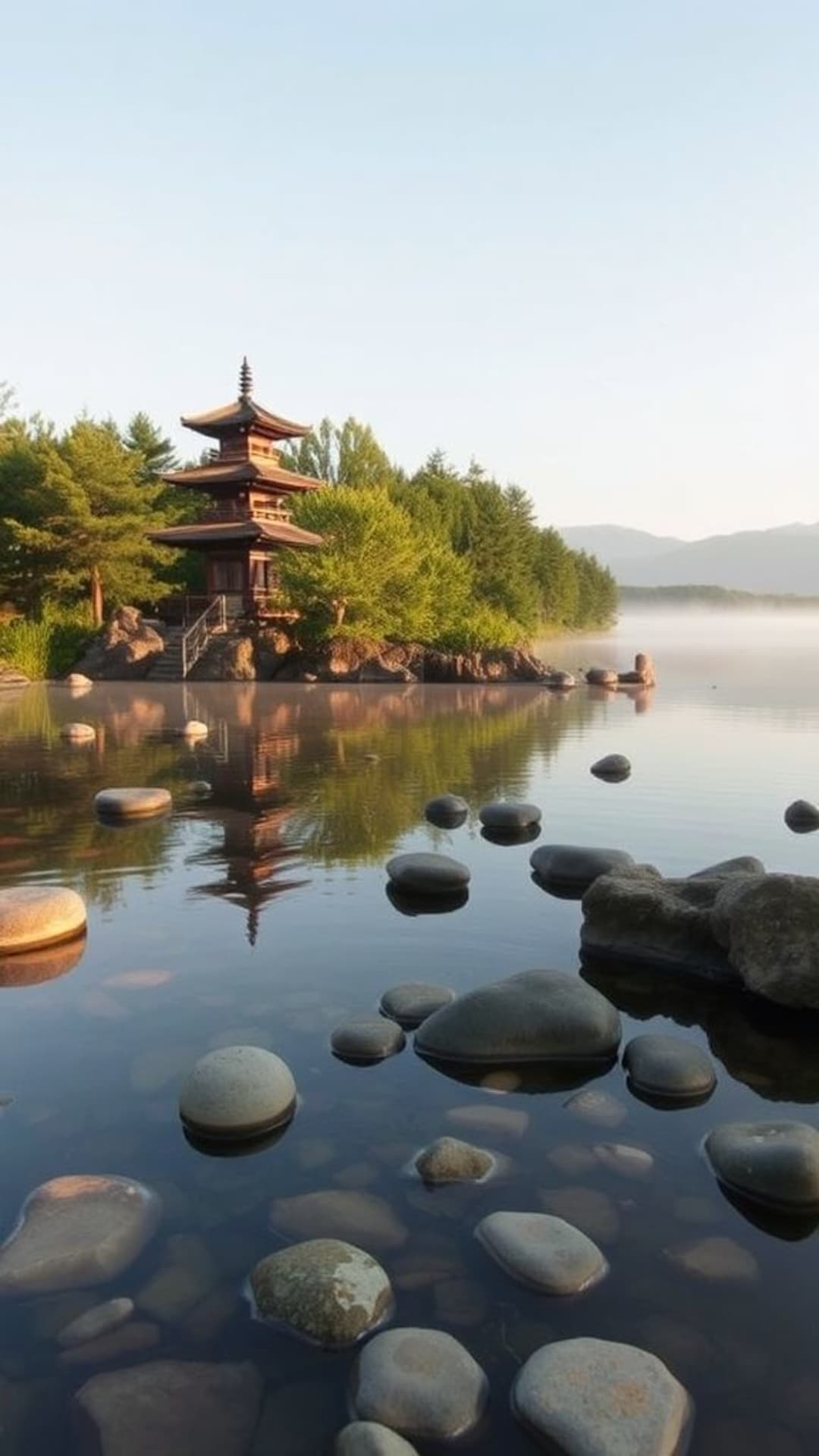 zen e consapevolezza scene naturali calmanti ambienti pacifici