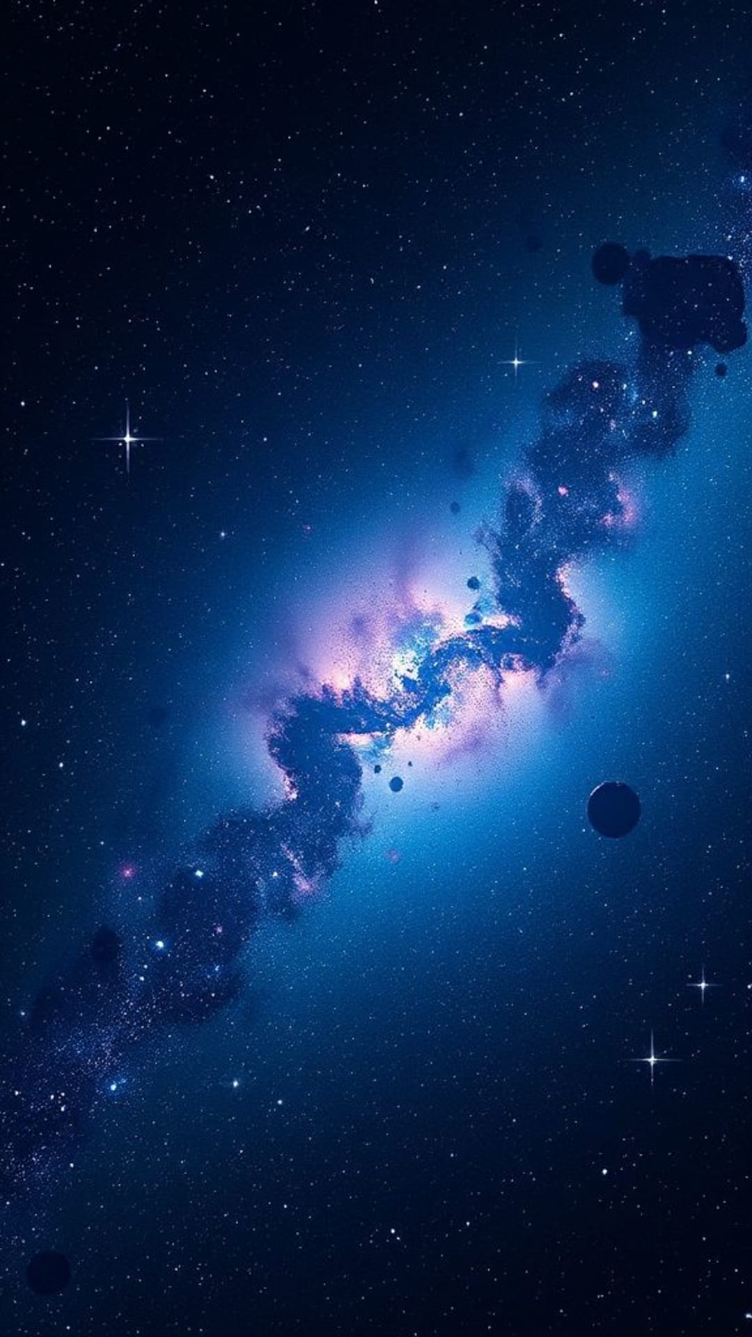 galassia spazio universo stelle nebulosa spazio profondo sfondo