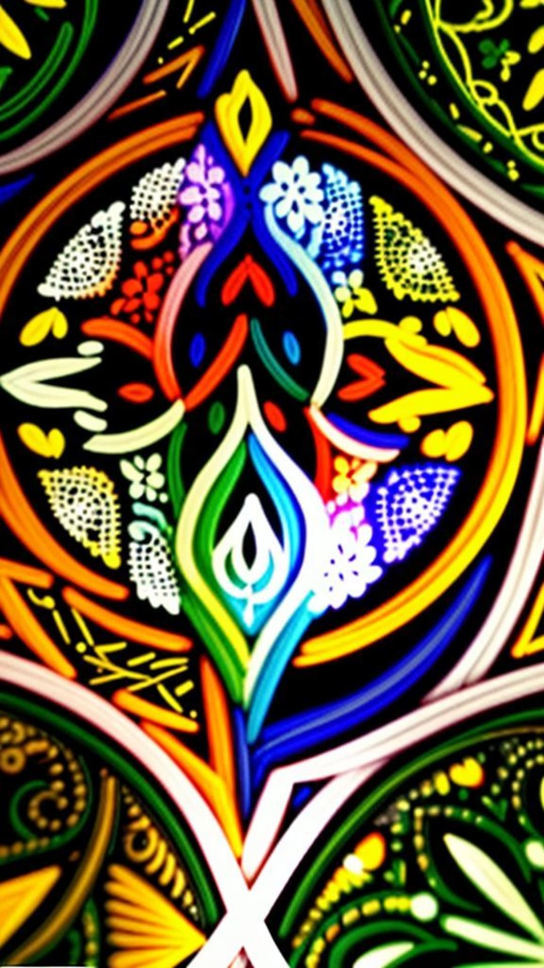 mandala motivi intricati spirituale rilassante