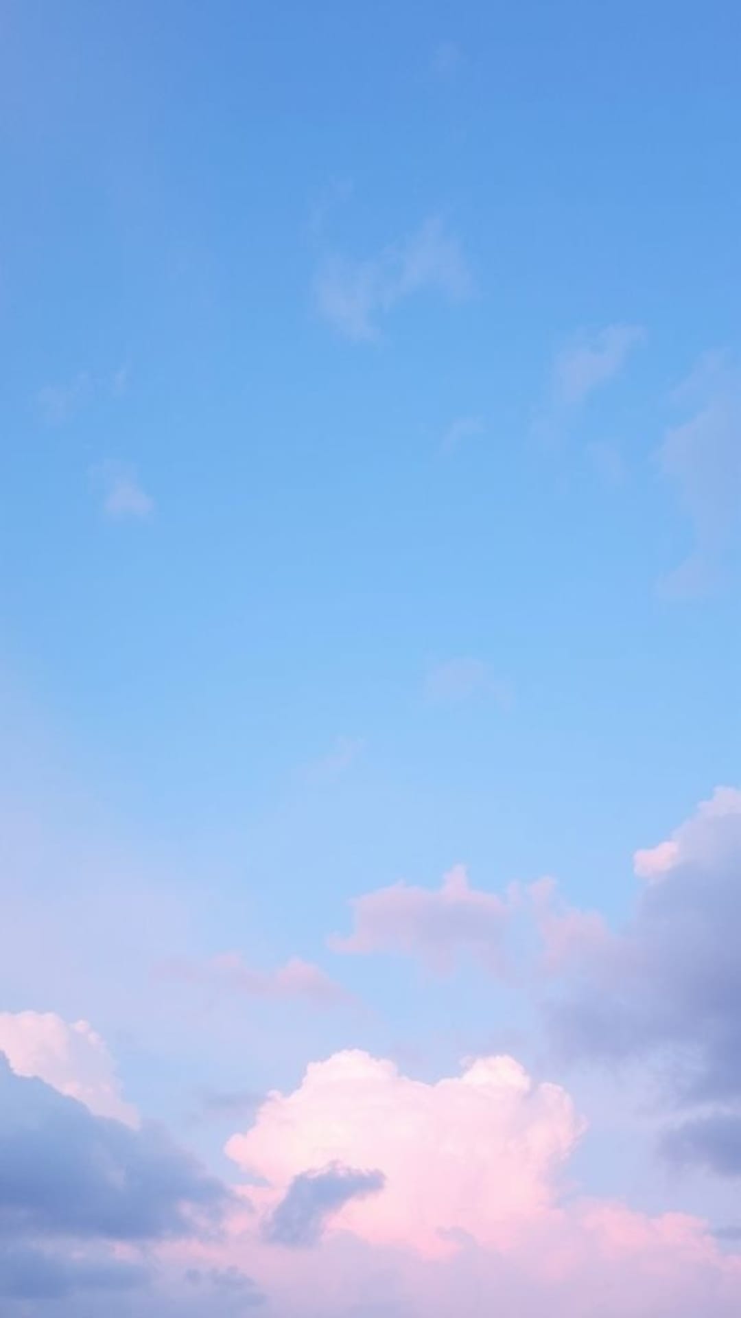 paesaggio di nuvole sognante cieli morbidi pastello