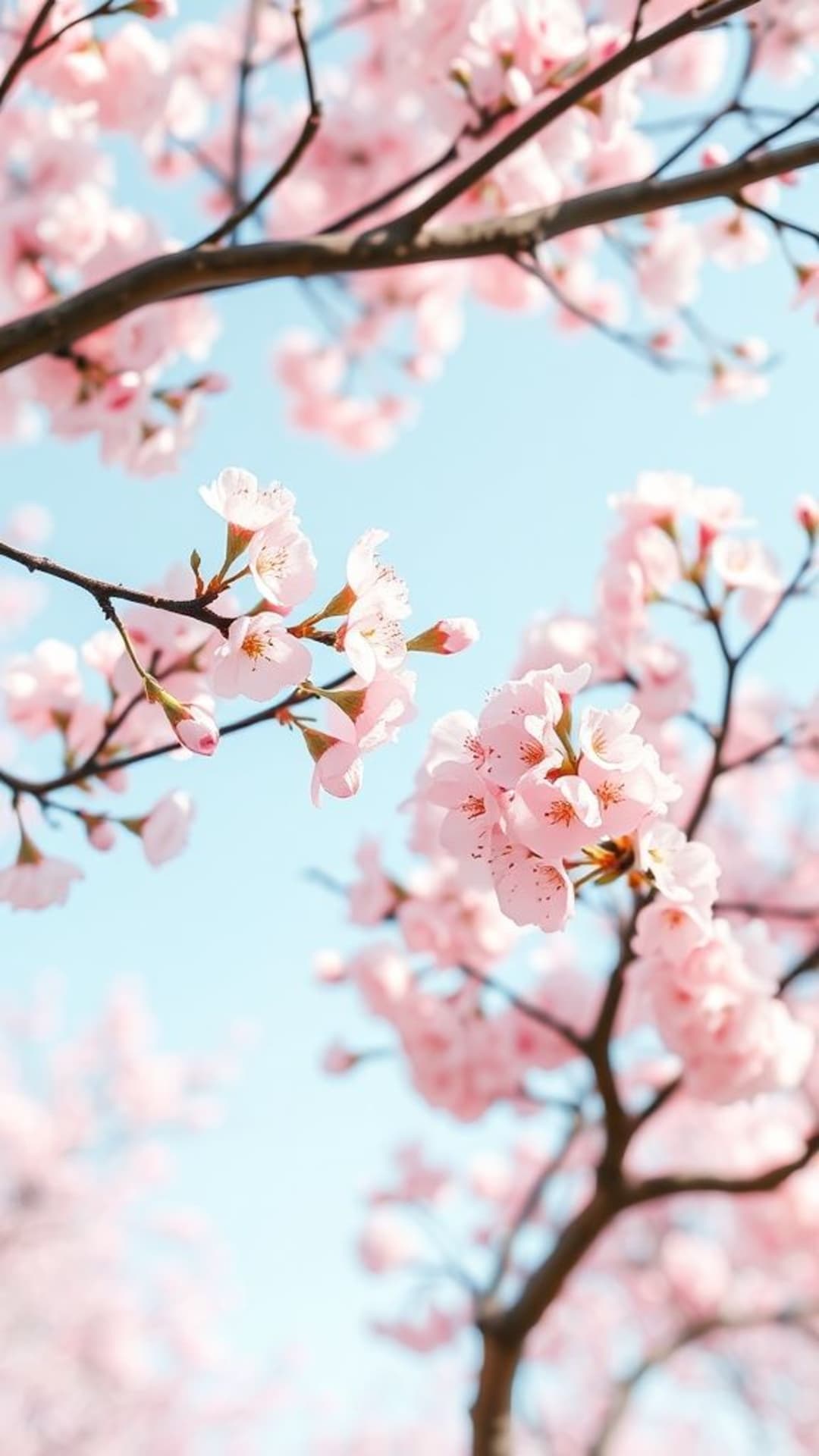 fioriture primaverili fiori di ciliegio rosa chiaro alberi in fiore sfondo pastello
