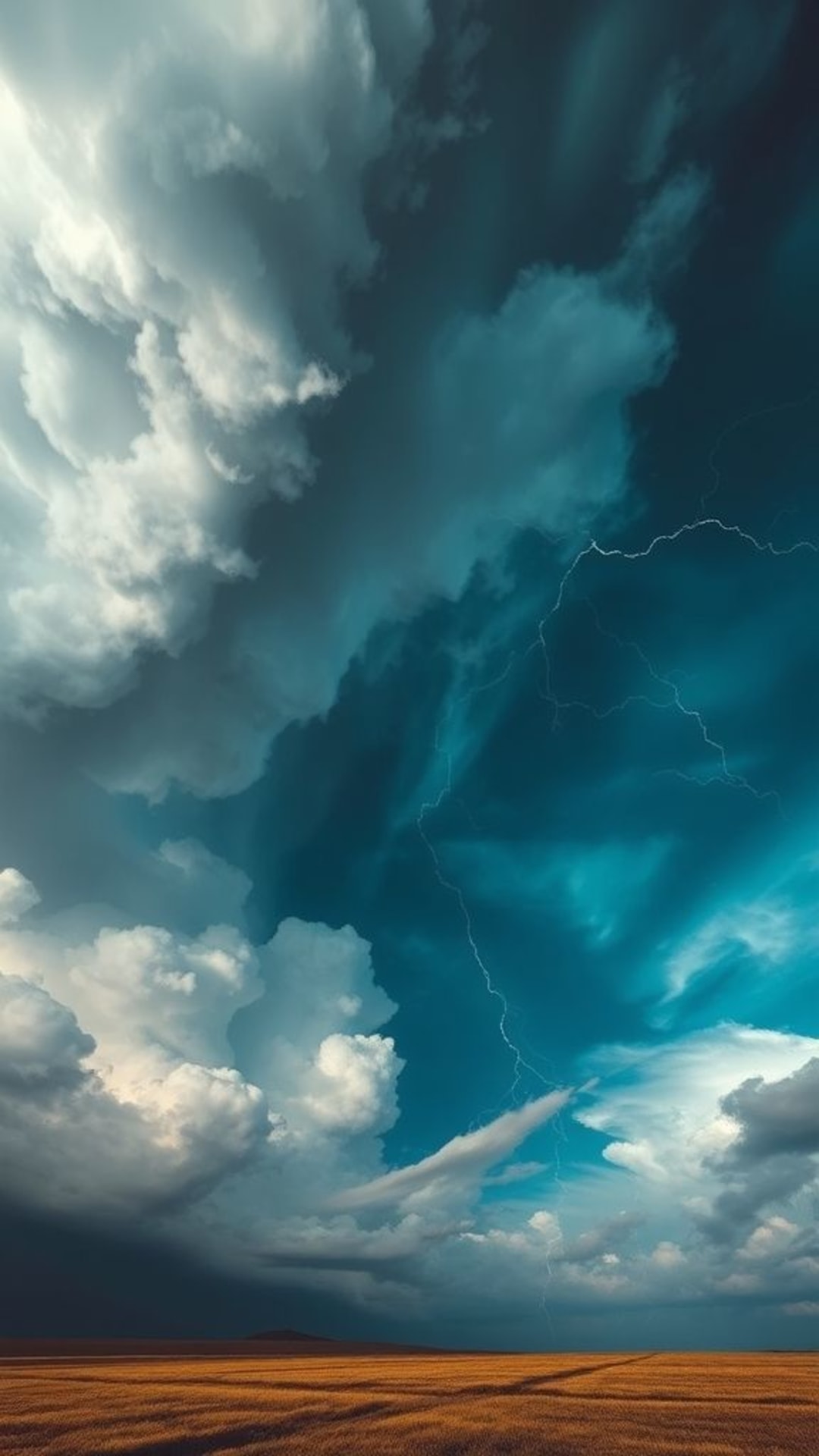 meteo tempestoso paesaggio di nuvole drammatico arte
