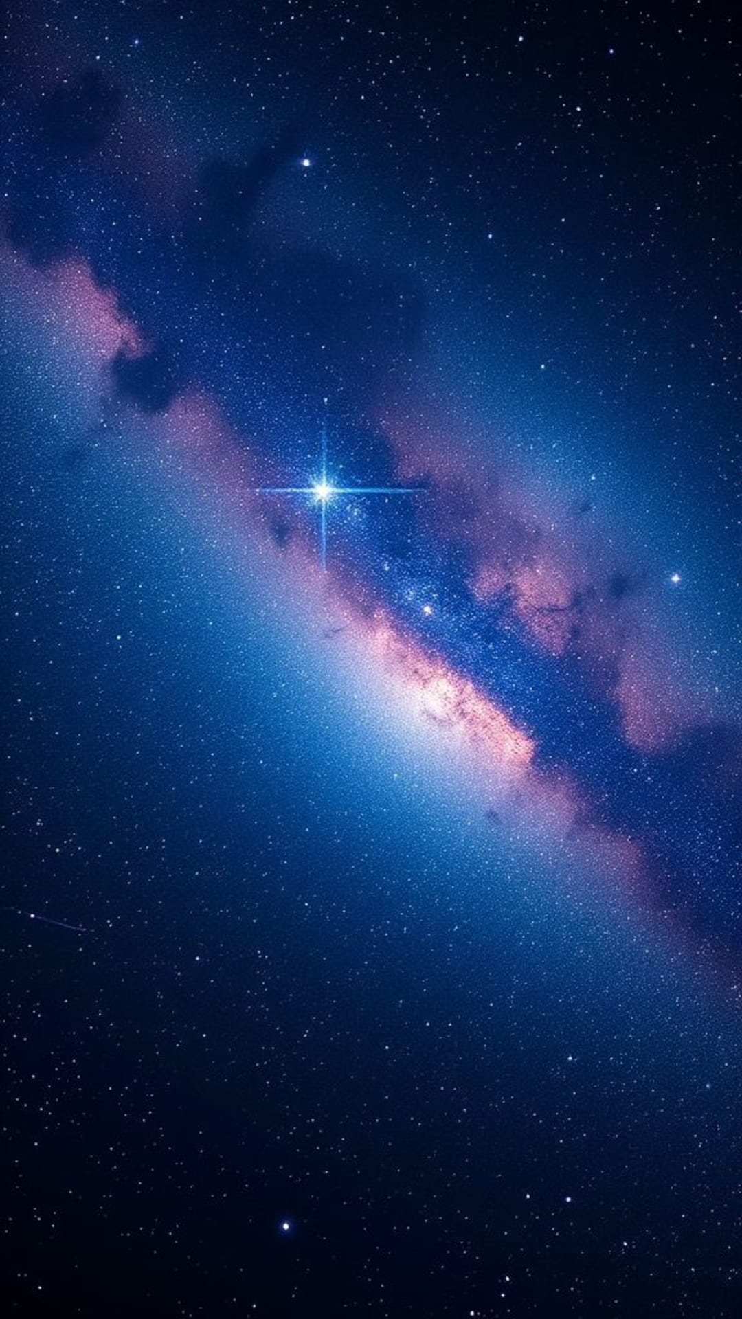 galassia cosmica universo notte stellata spazio profondo estetica onirica