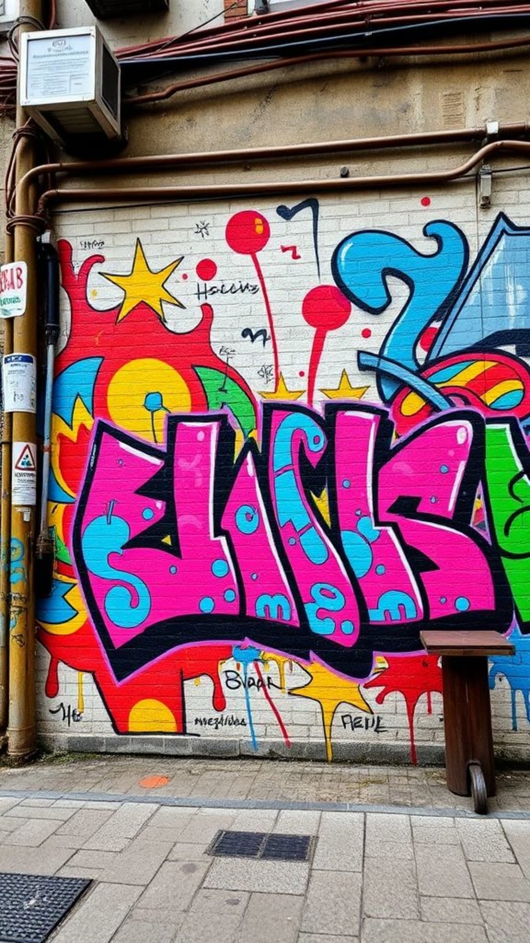 arte di strada urbana graffiti murales vibranti