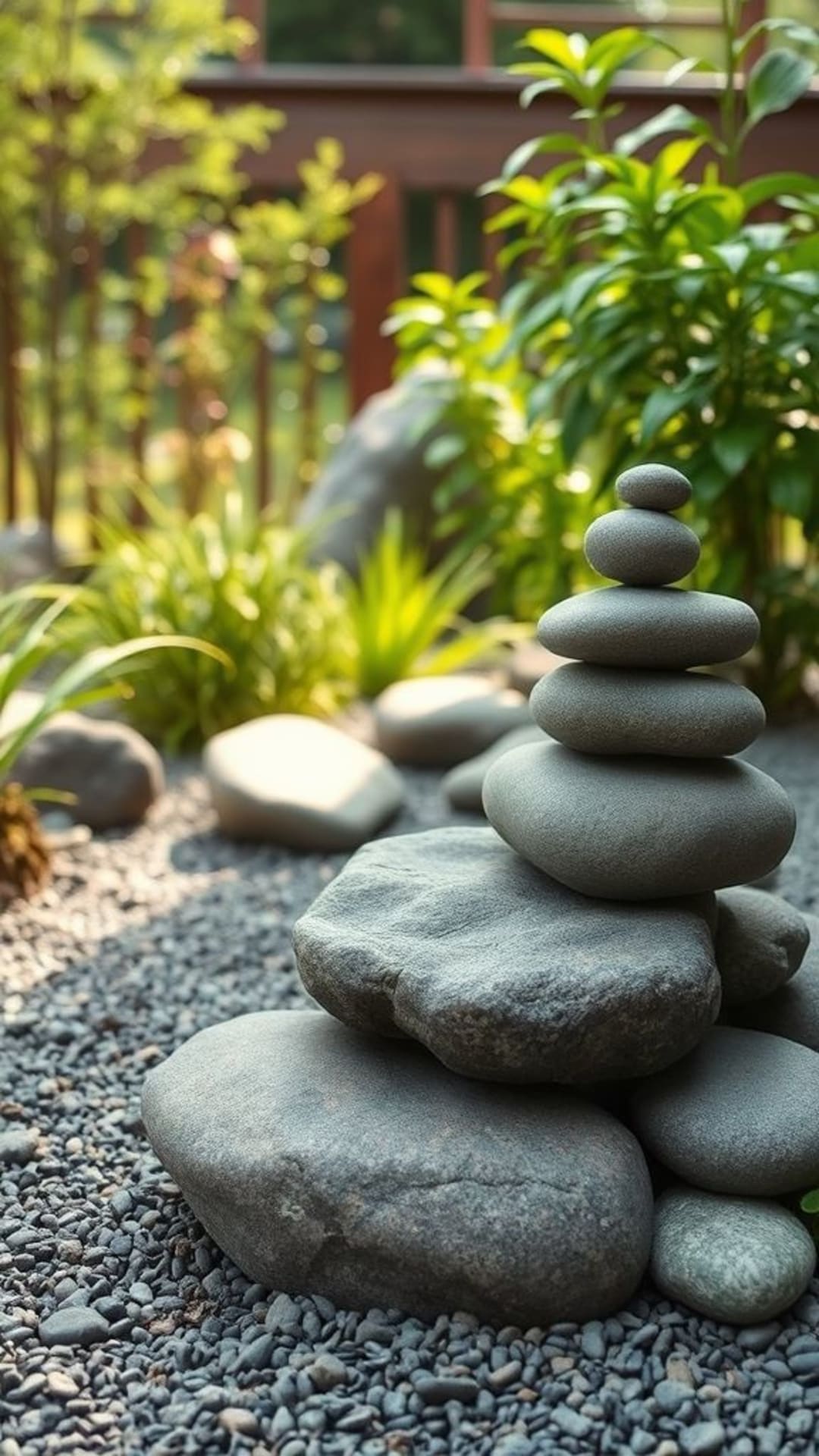 pietre da giardino zen ispirate allo zen natura