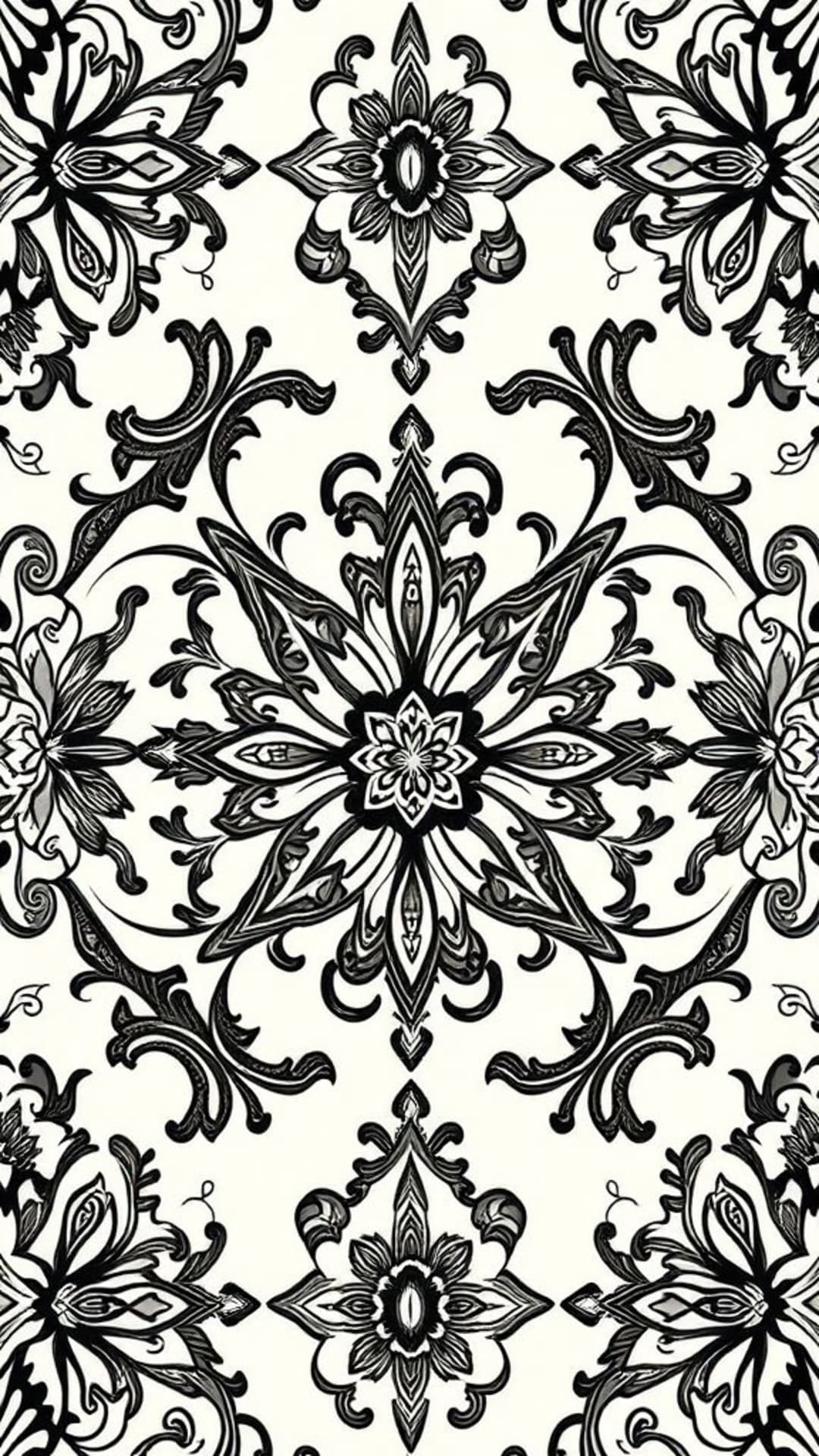 Motivi e texture, disegni intricati, motivi dettagliati, pattern ripetitivi, arte ornamentale moderna