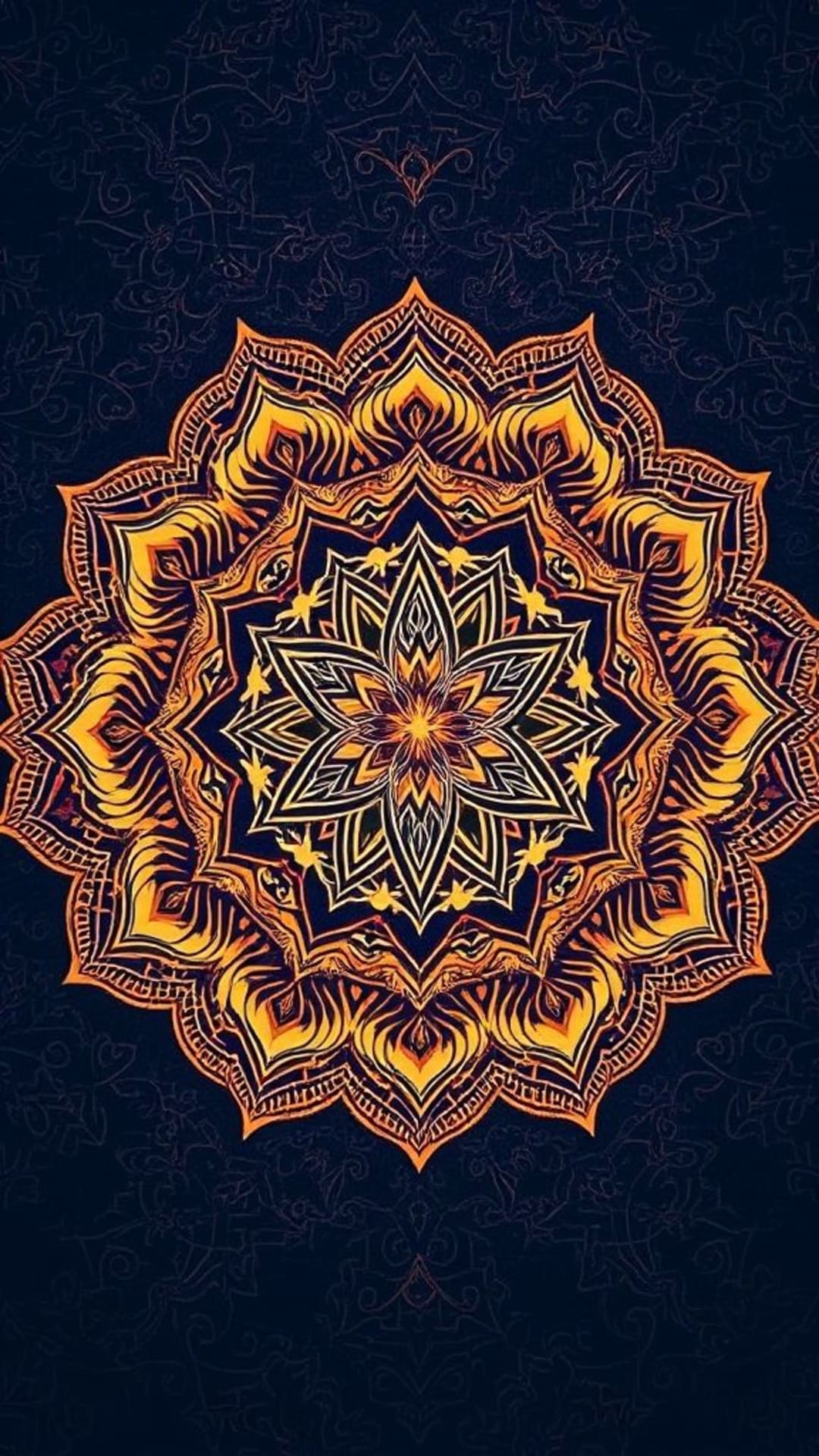 mandala spirituale di pattern intricati