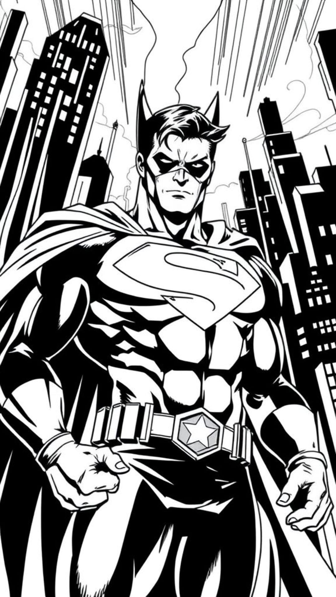 linee audaci nei fumetti di supereroi