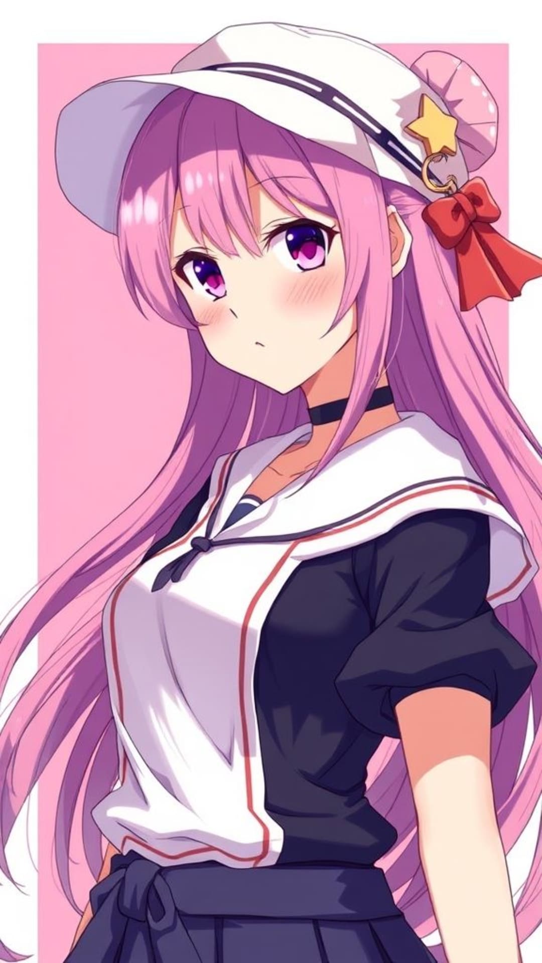 personaggio anime stile manga arte digitale colorata