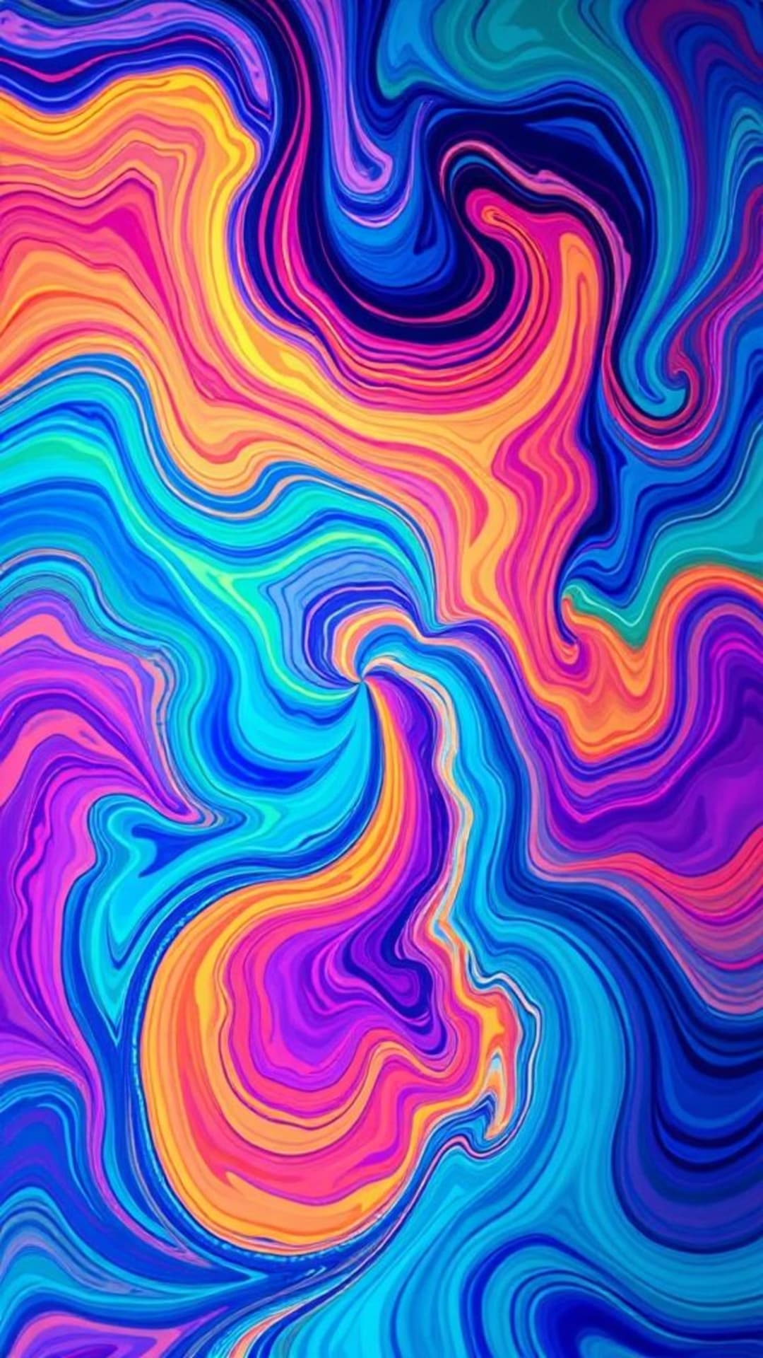 arte psichedelica colori vorticosi effetti visivi psichedelici