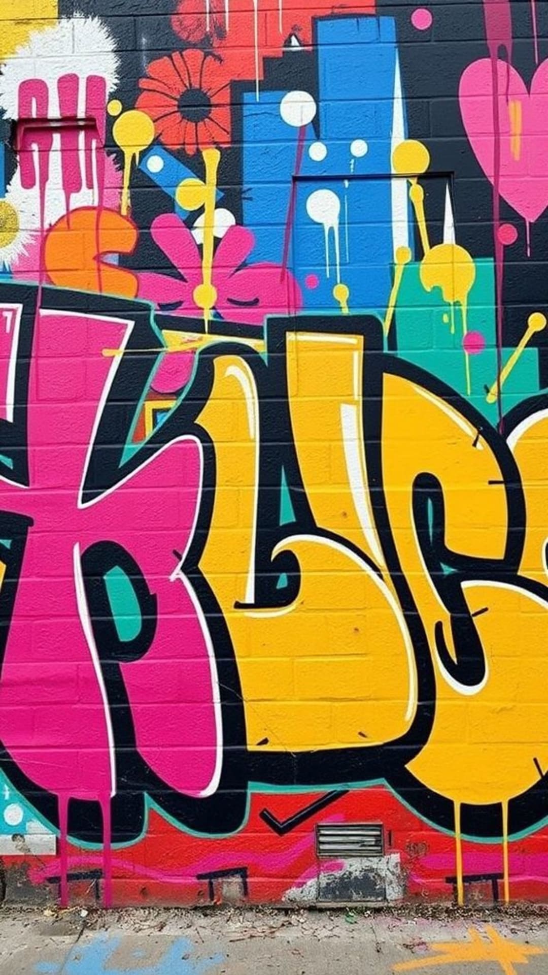 arte di strada urbana graffiti murales colorati composizioni audaci ribelli audace palette vibrante creatività espressiva artistica diffusione