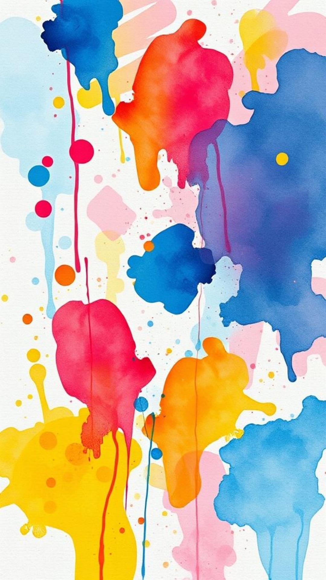 mare di schizzi di vernice acquerello astratto, creativo, colorato, strutturato, come sfondo