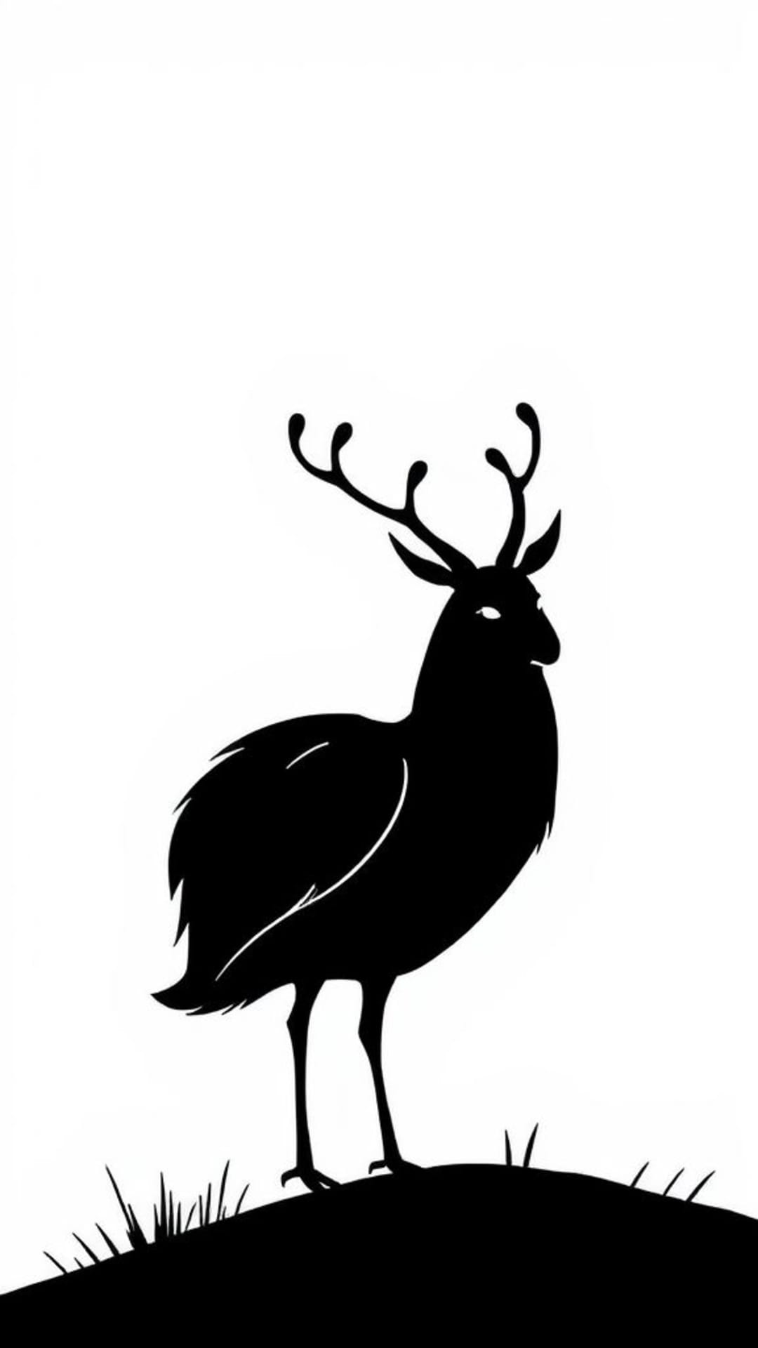 Illustrazioni in linea minimaliste in bianco e nero