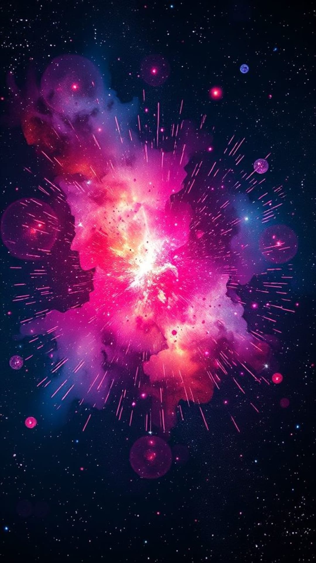 Sfondi di galassie vivaci e esplosioni cosmiche