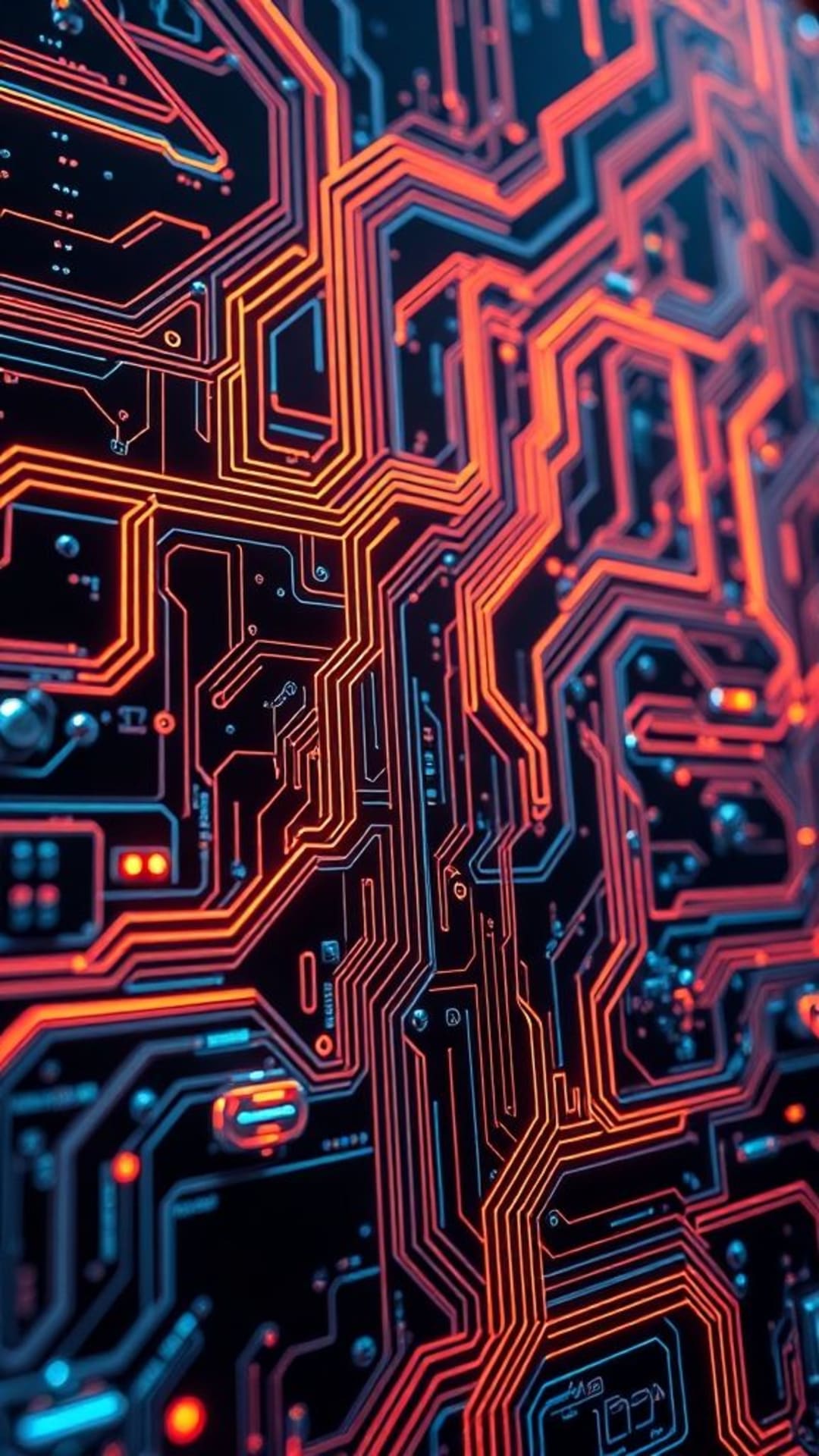 schede di circuito di tecnologia futuristica bagliore al neon eleganti innovazione digitale innovativa