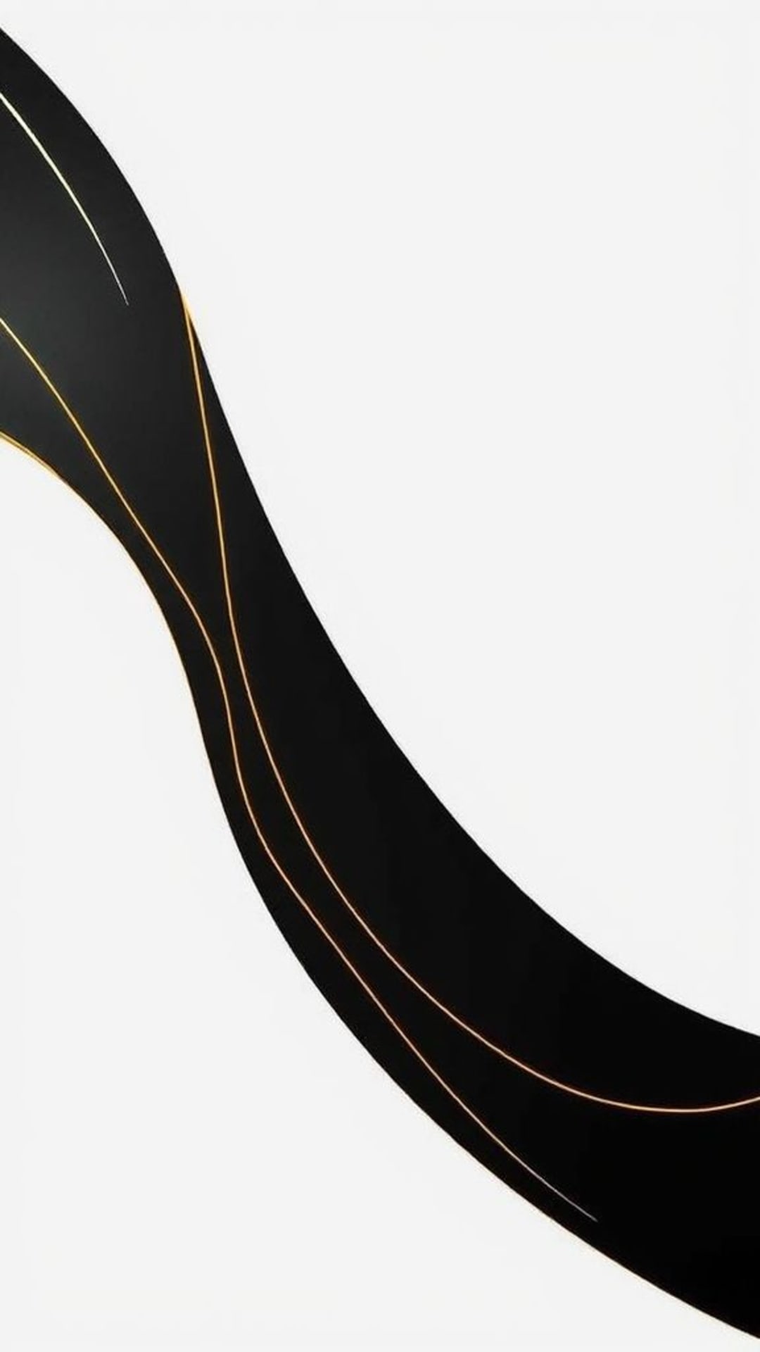 Eleganza minimalista nera e oro, design snello, estetica moderna, atmosfera di lusso, linee artistiche, monocromatico